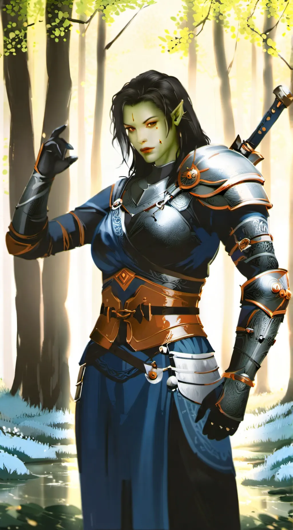 ai character: Orc background