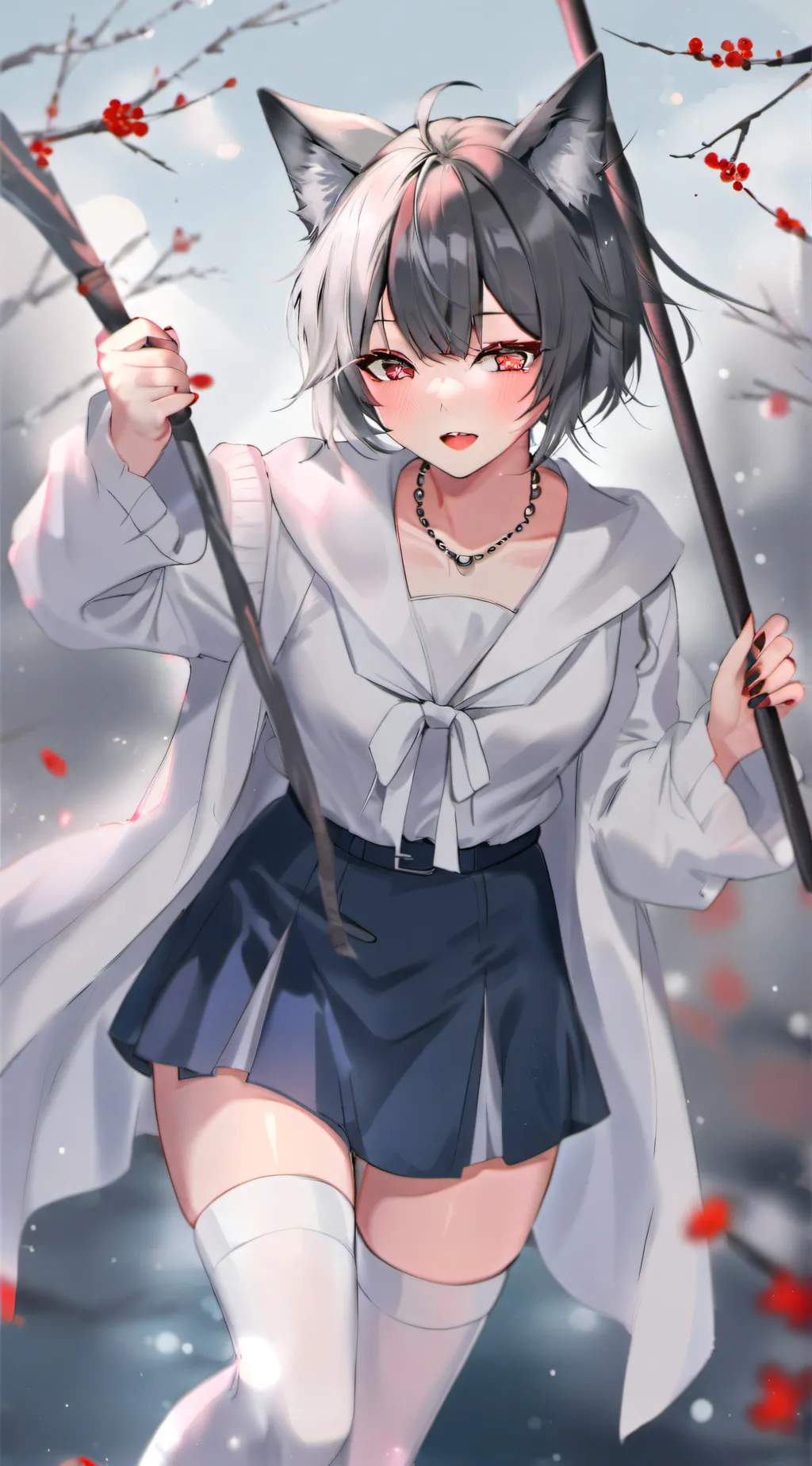 ai character: 小狐狸 background