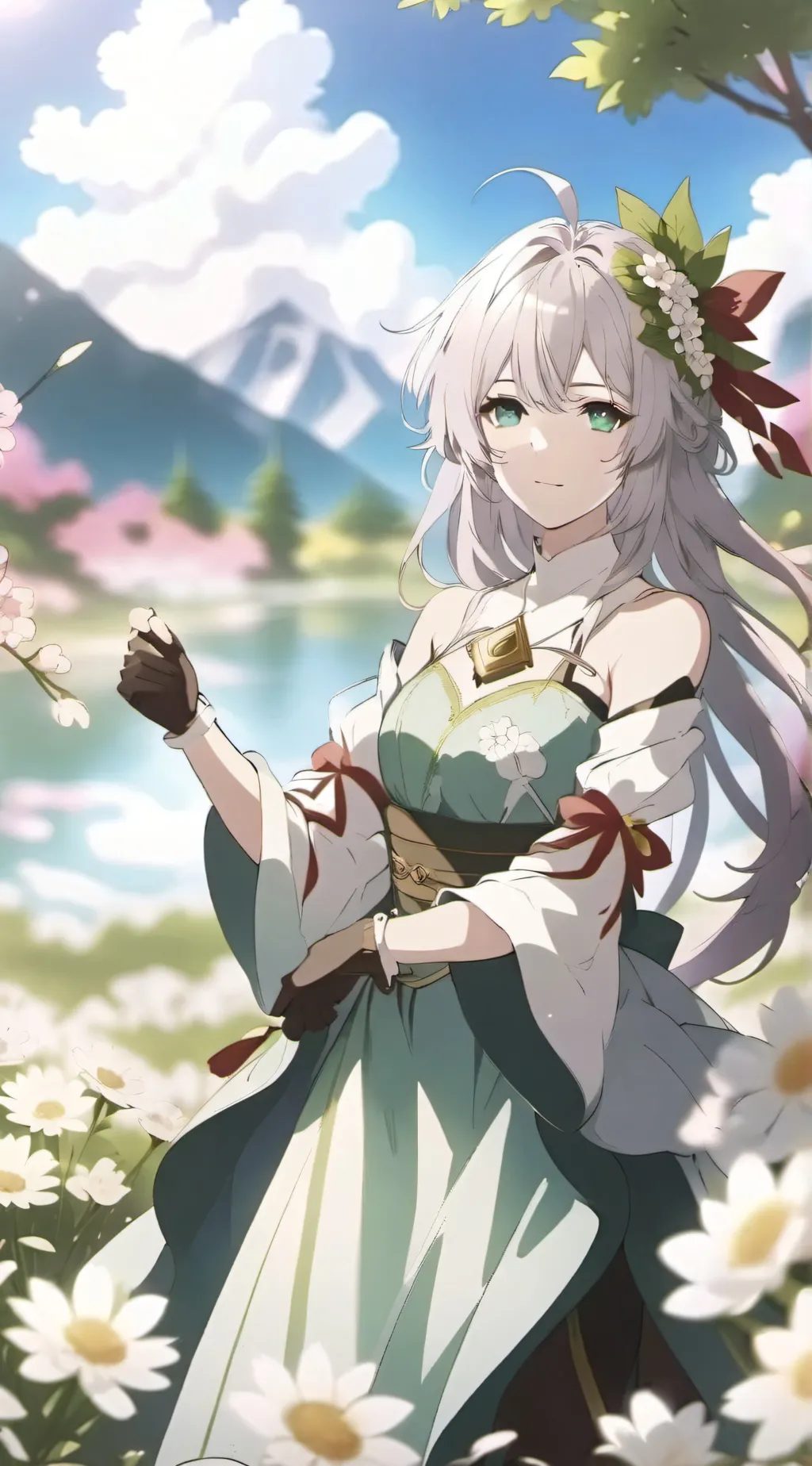 ai character: world or girls background