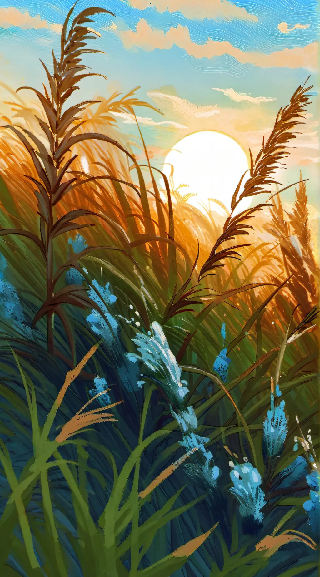 ai character: GRASS BRUH  background