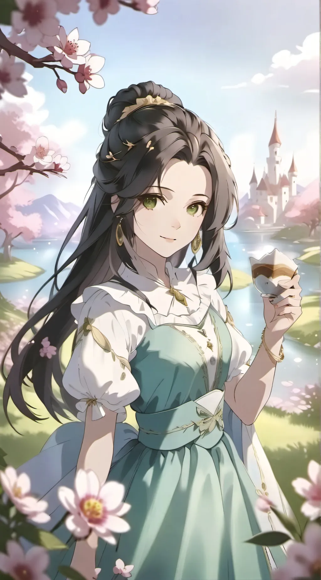 ai character: Didi the sweet cat background