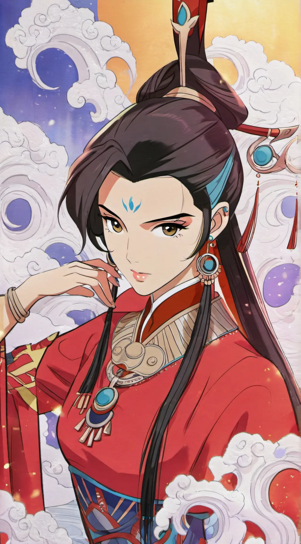 ai character: azula reverse background
