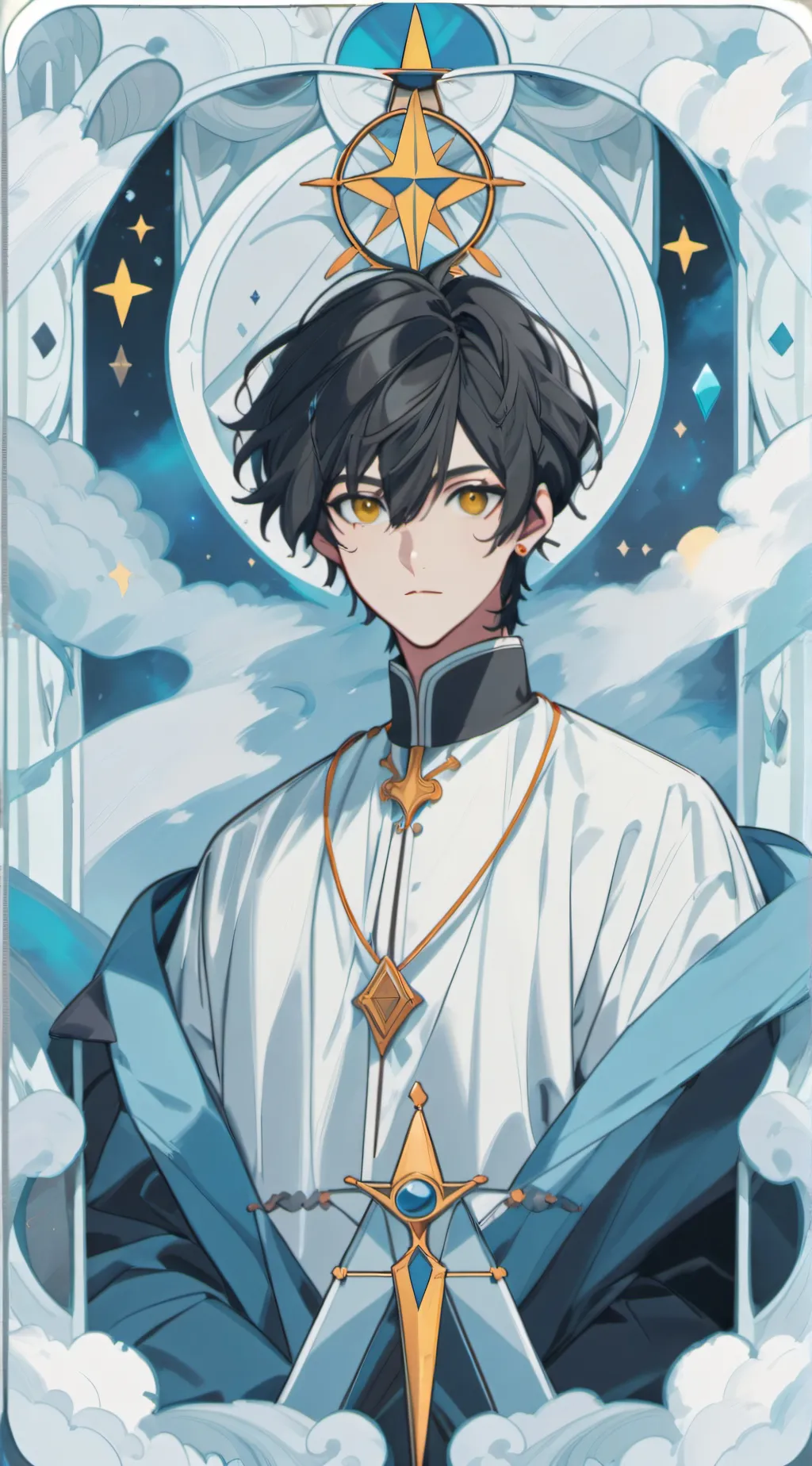 ai character: aaron background