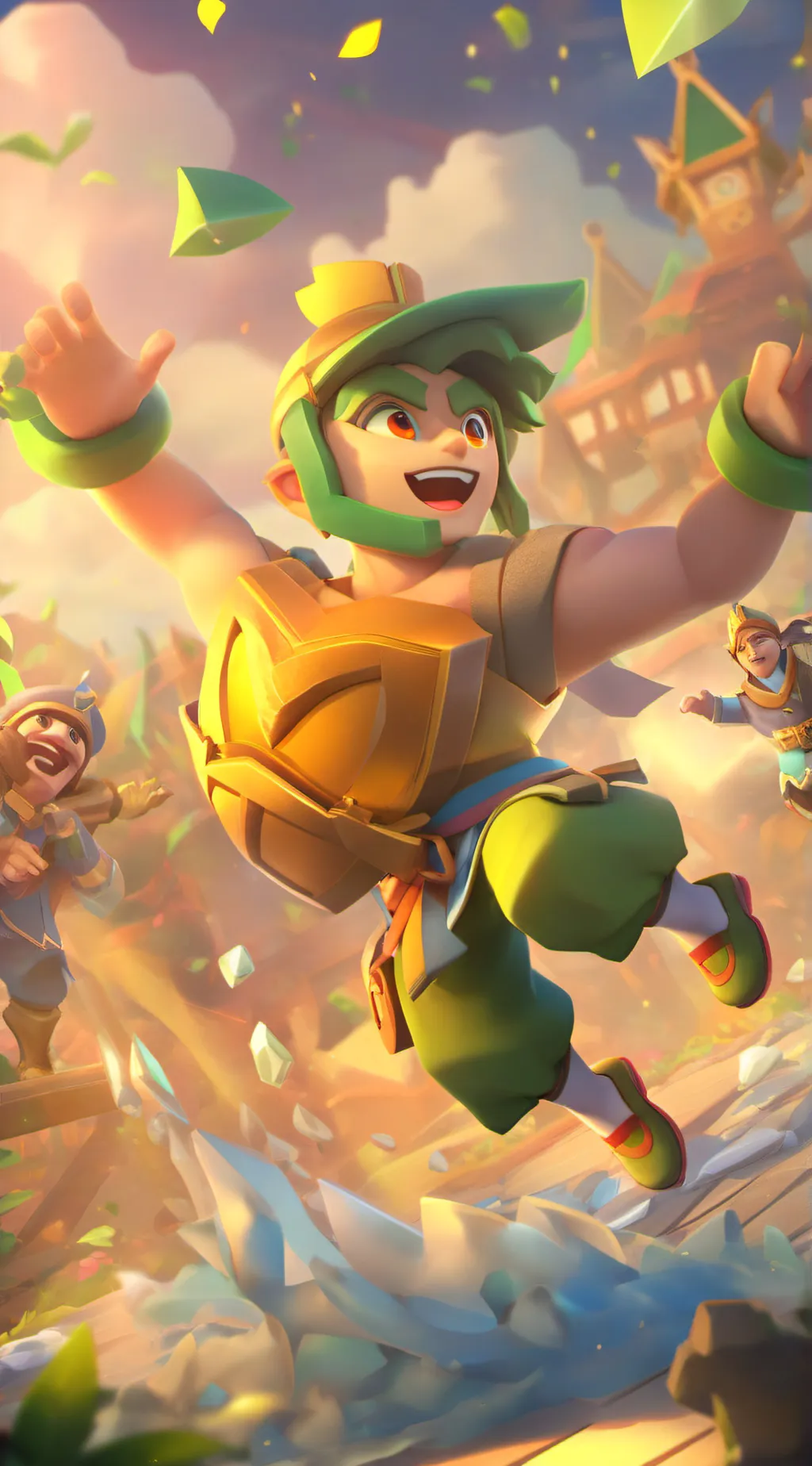 ai character: hero 18 background