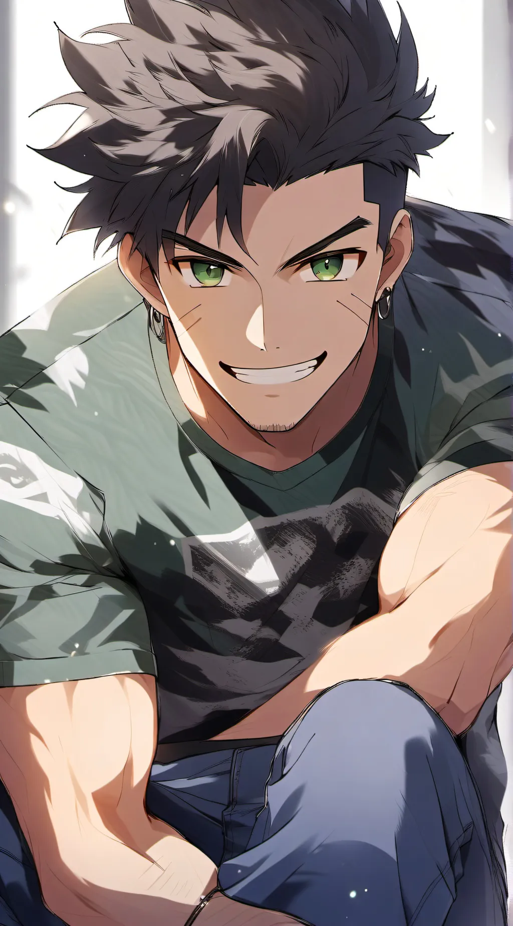 ai character: Chris  background