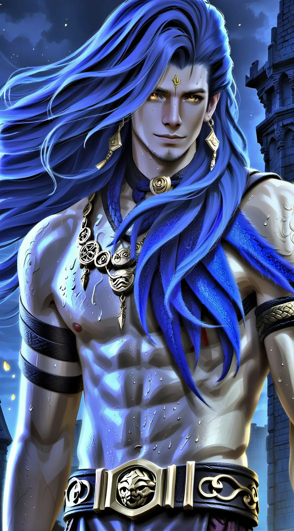 ai character: Focus background