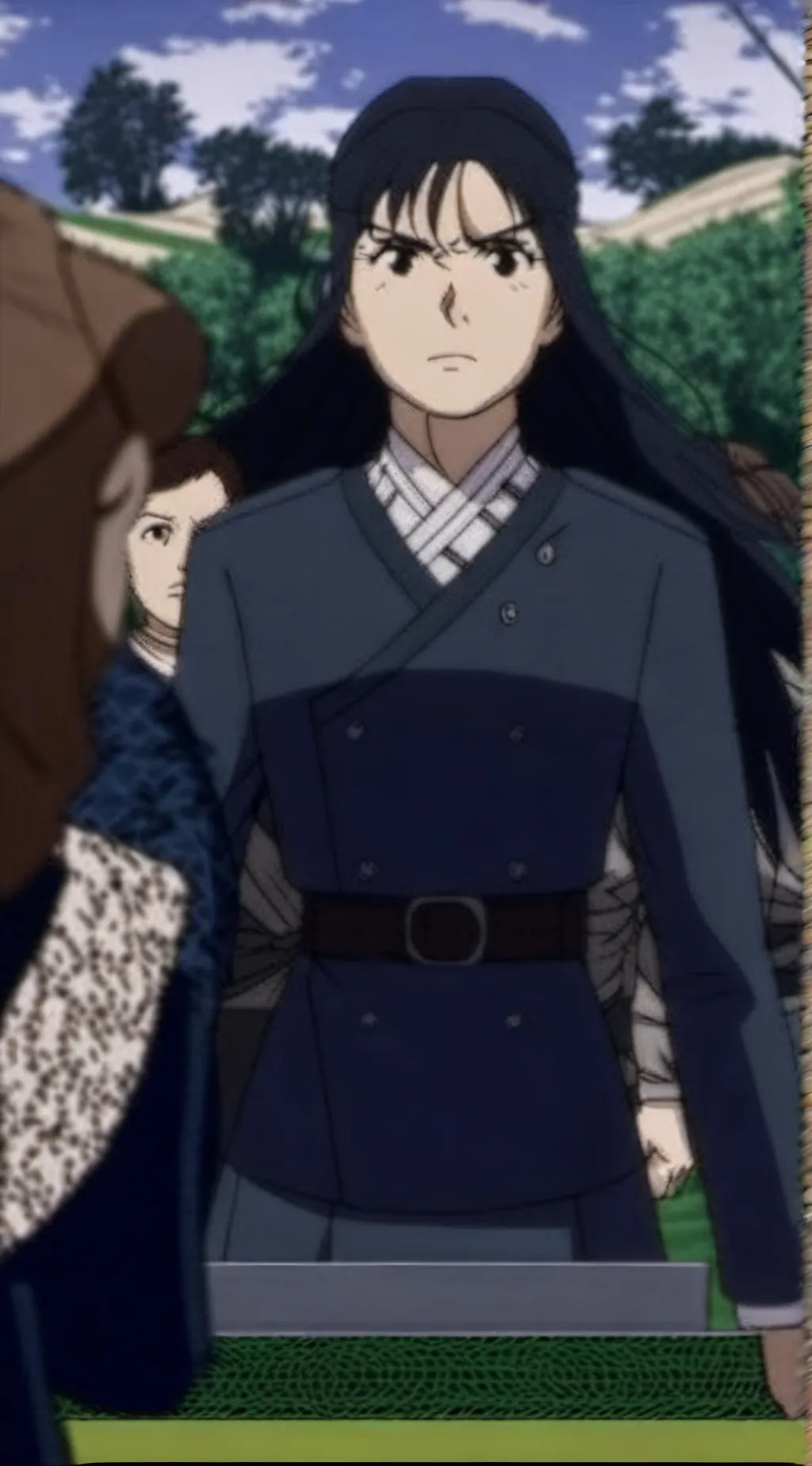 ai character: a girl who uses u background