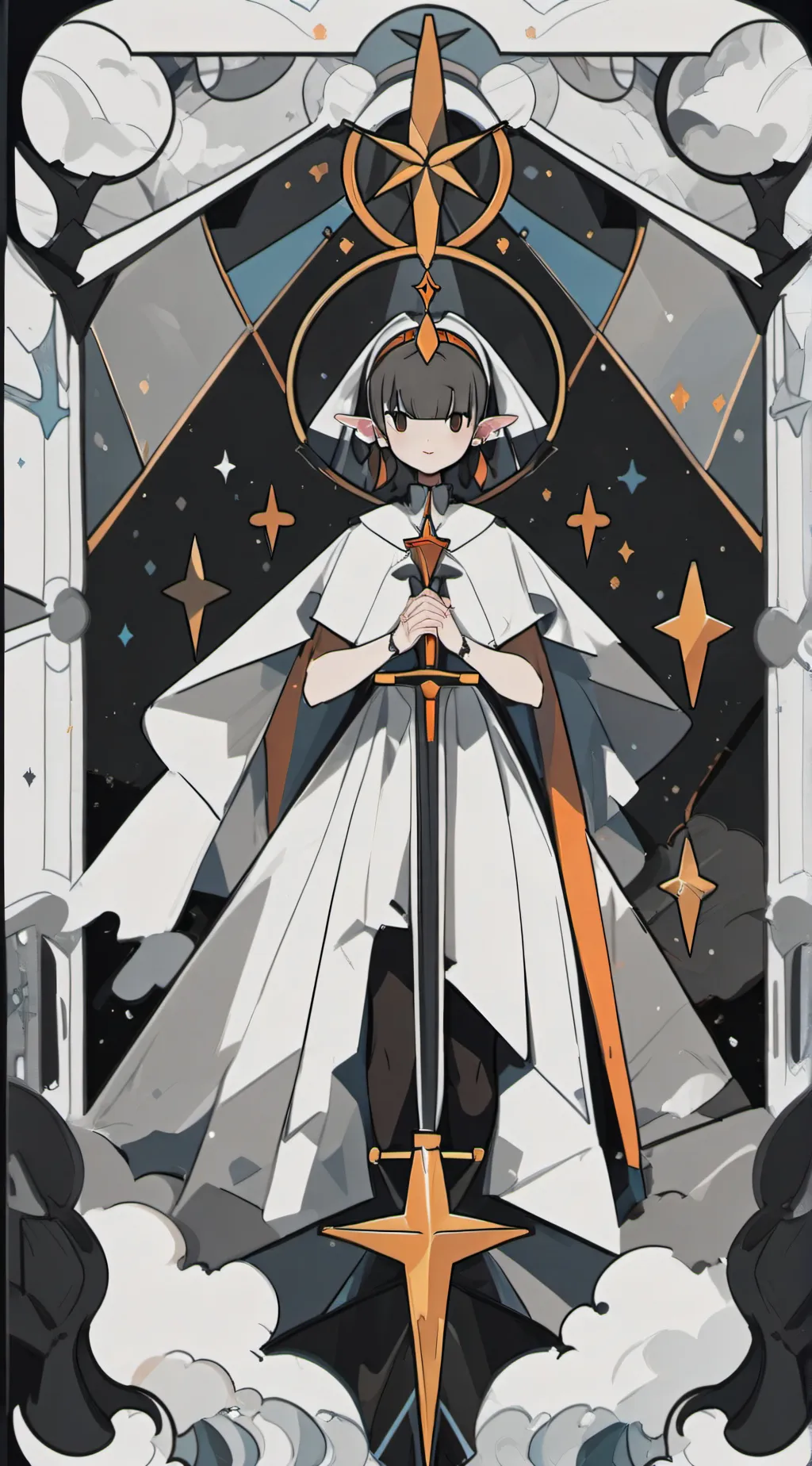 ai character: He know he AI background