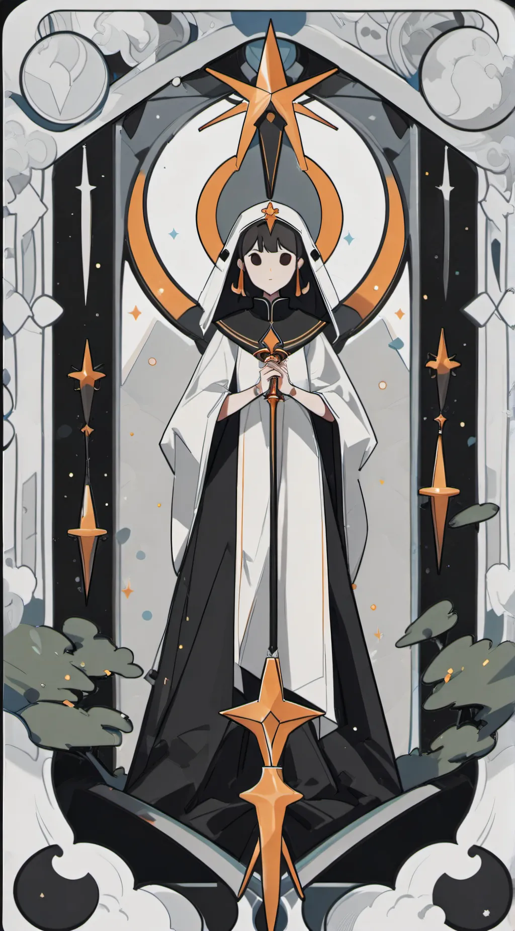 ai character: Ein x peirce  background