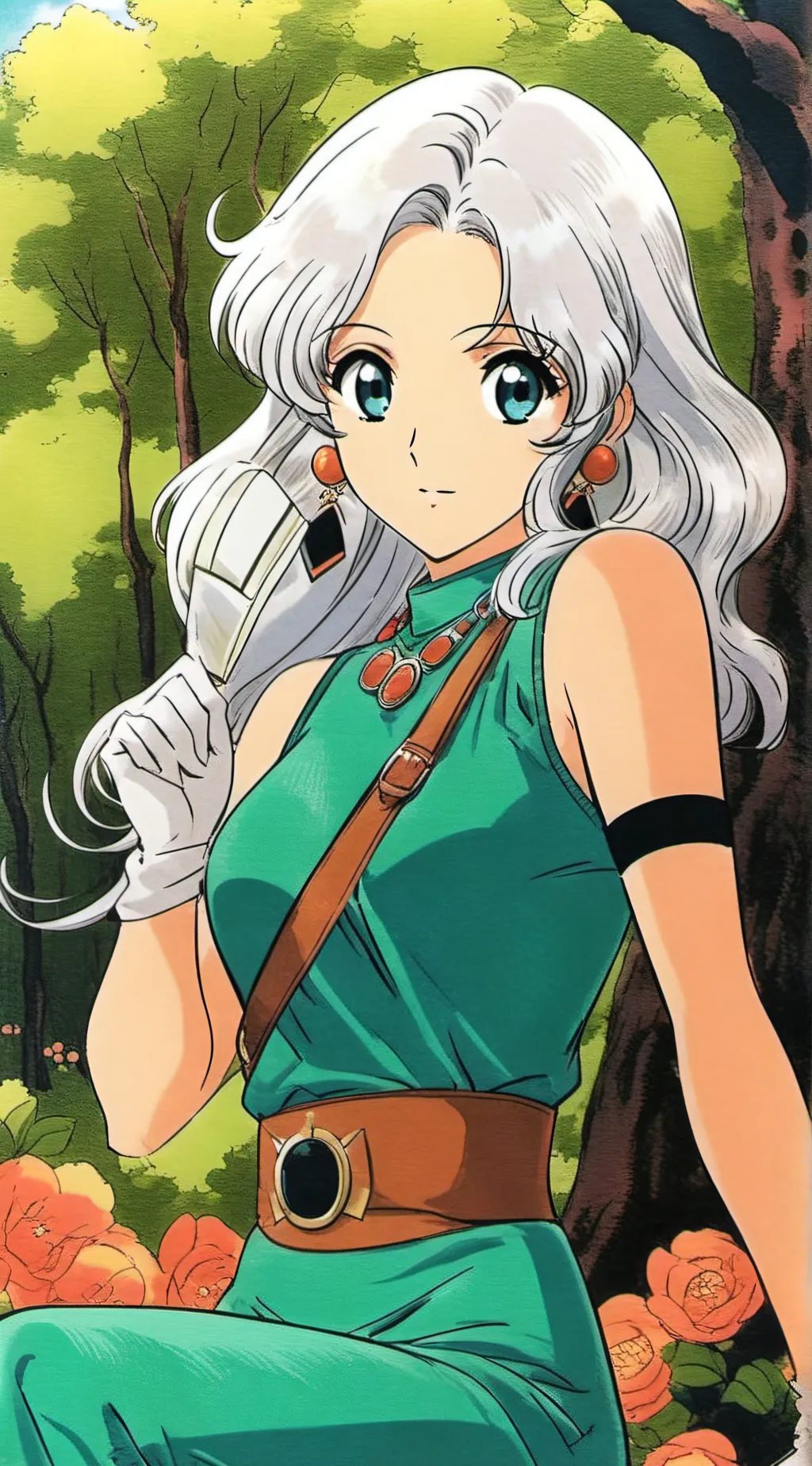 ai character: lily background