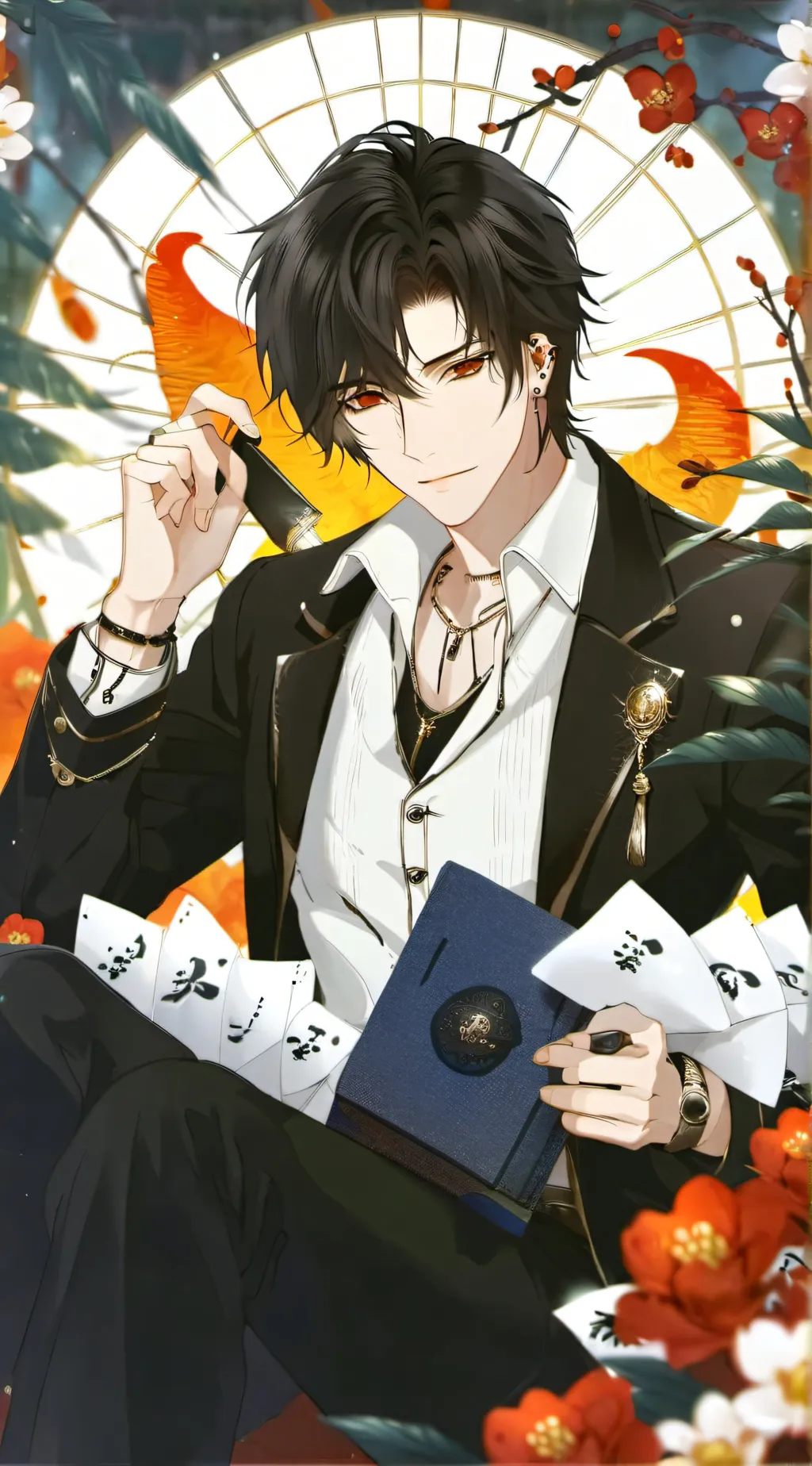 ai character: ✨ William ✨ background