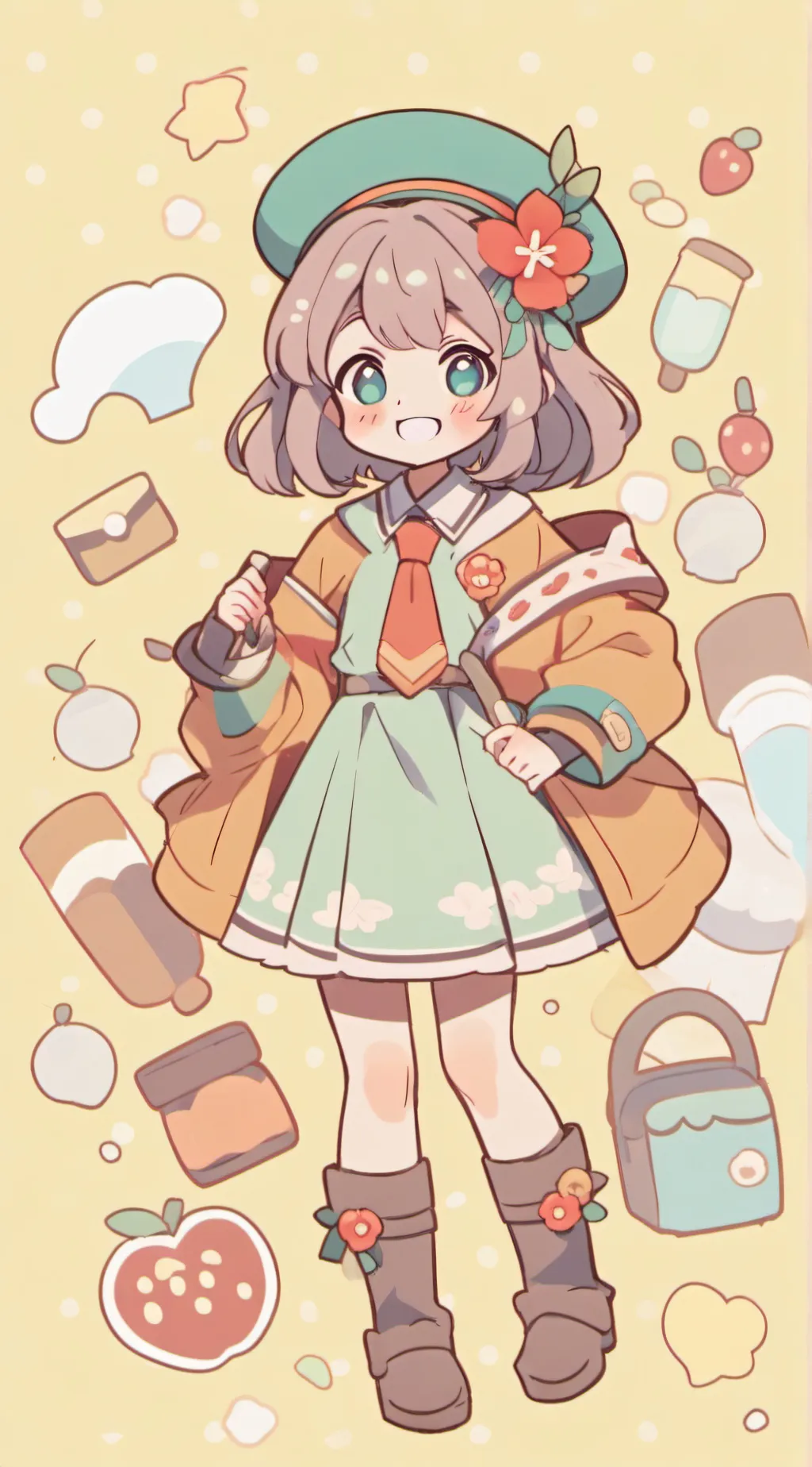 ai character: Milly background