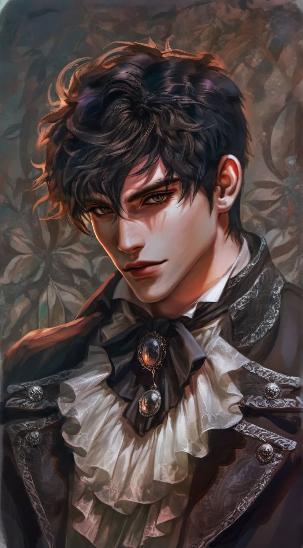 ai character: Ethan  background