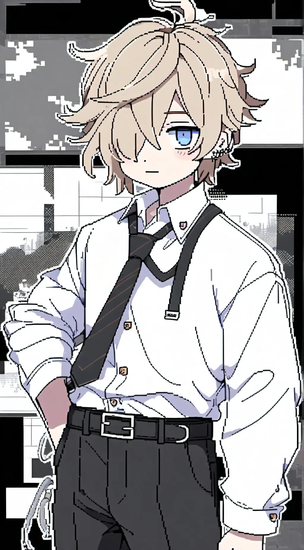 ai character: Evan  background