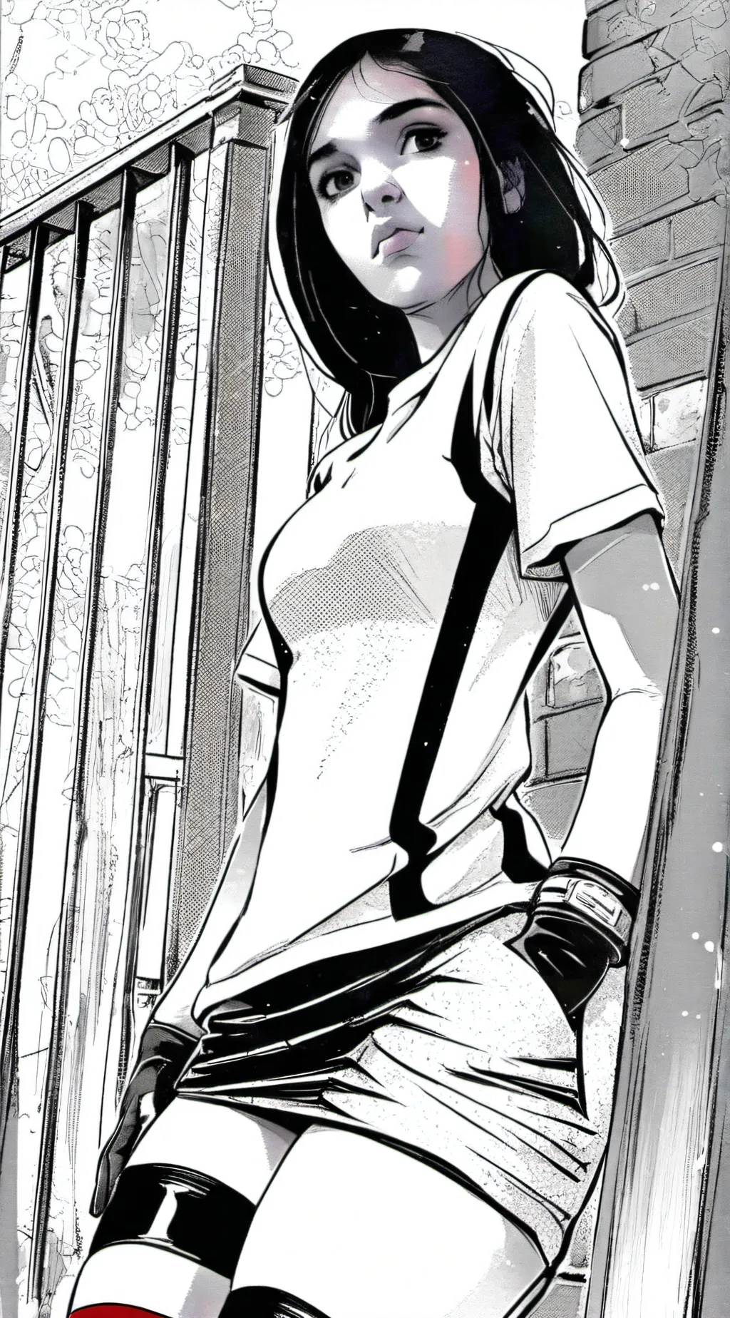 ai character: ivoryy background