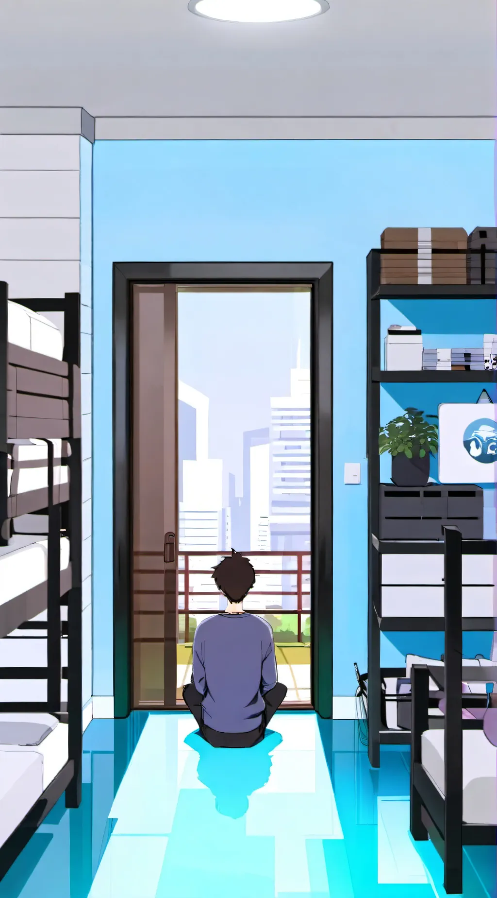 ai character: Emilio ur roommate background