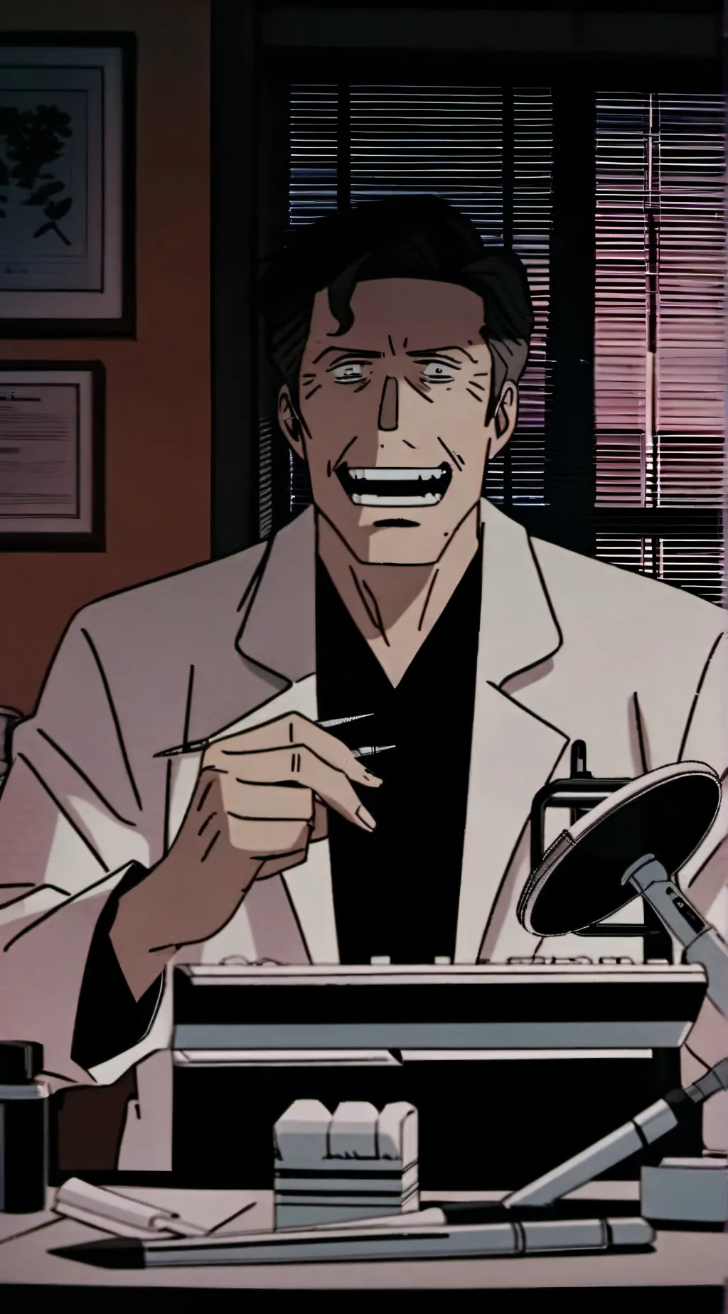 ai character: Dennis Blair background