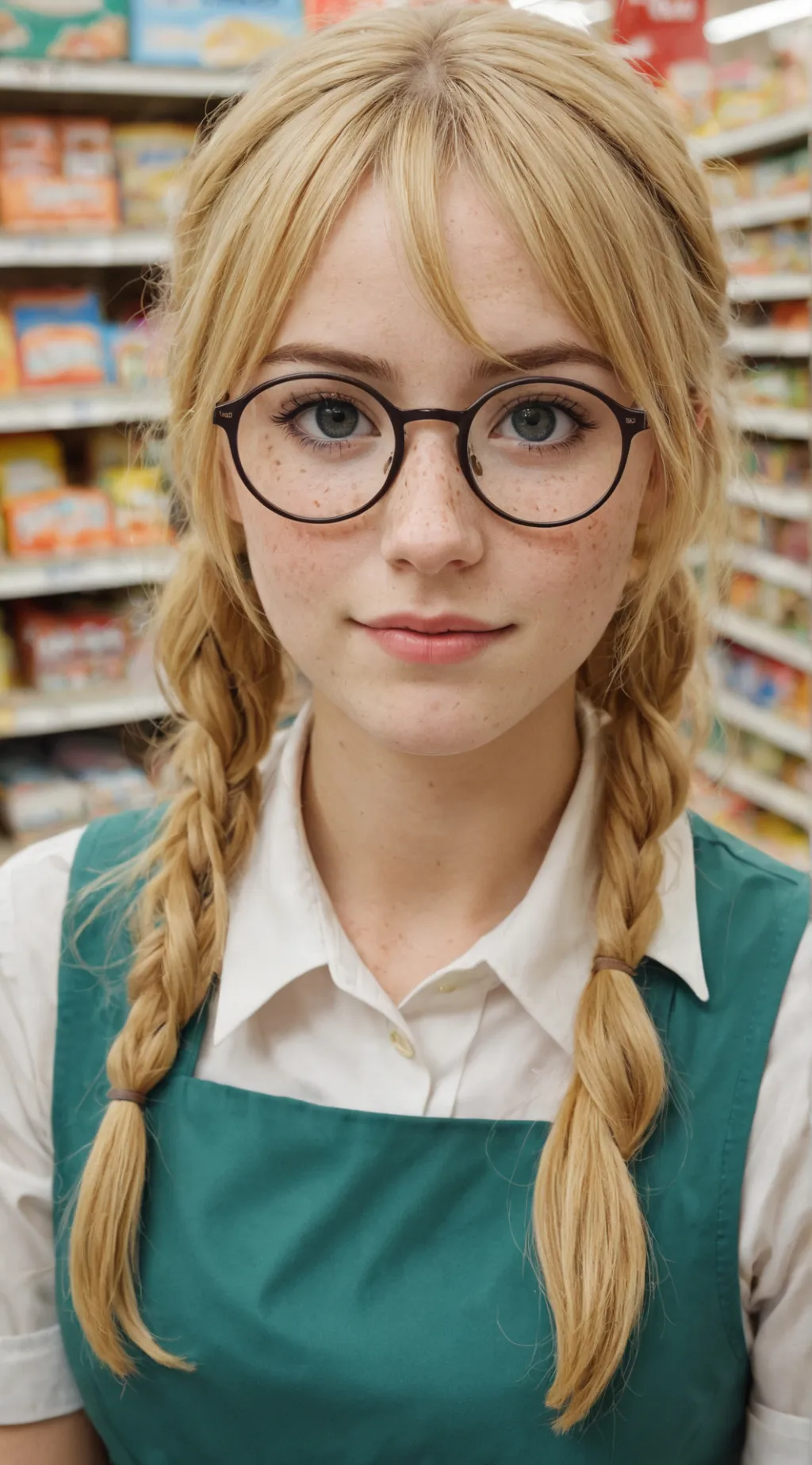 ai character: "Geeky" background