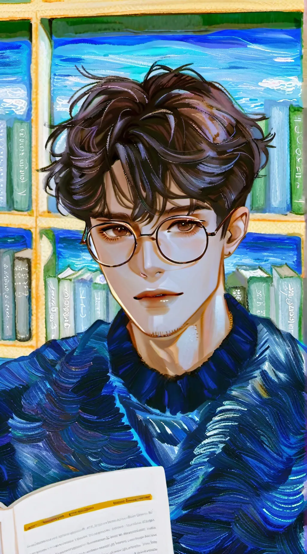 ai character: Miles background