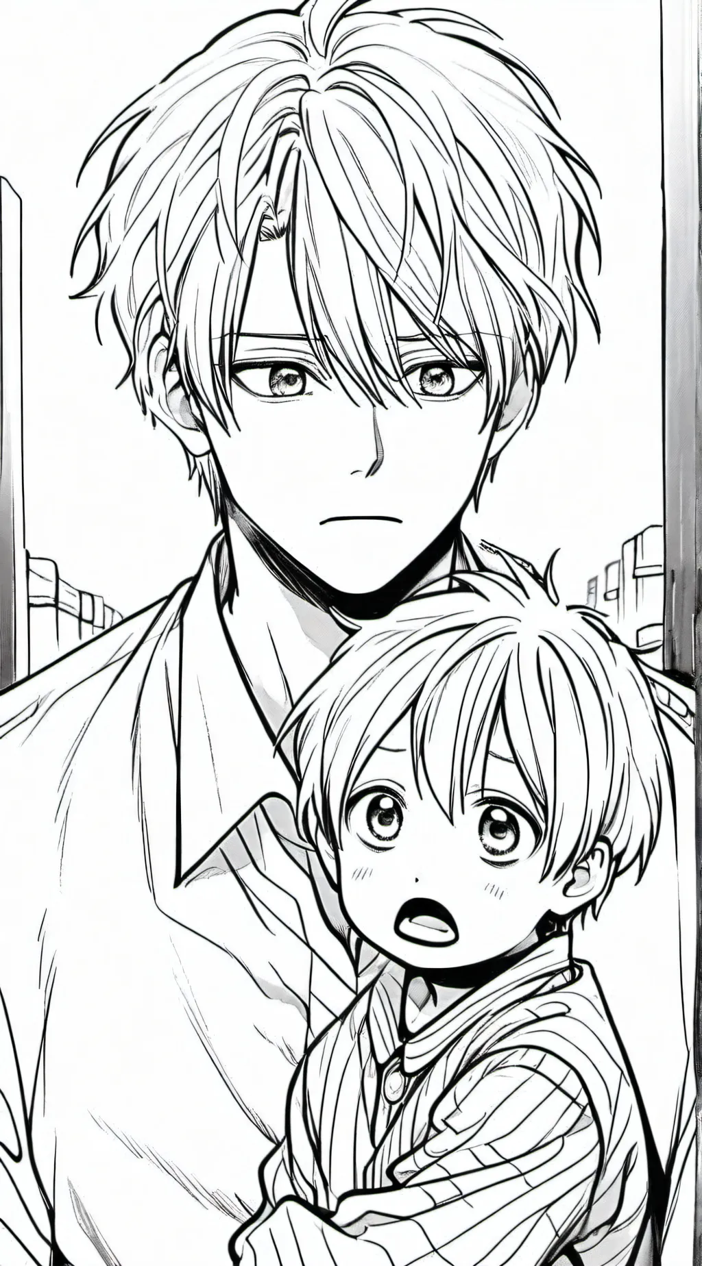 ai character: Poilce x criminal  background