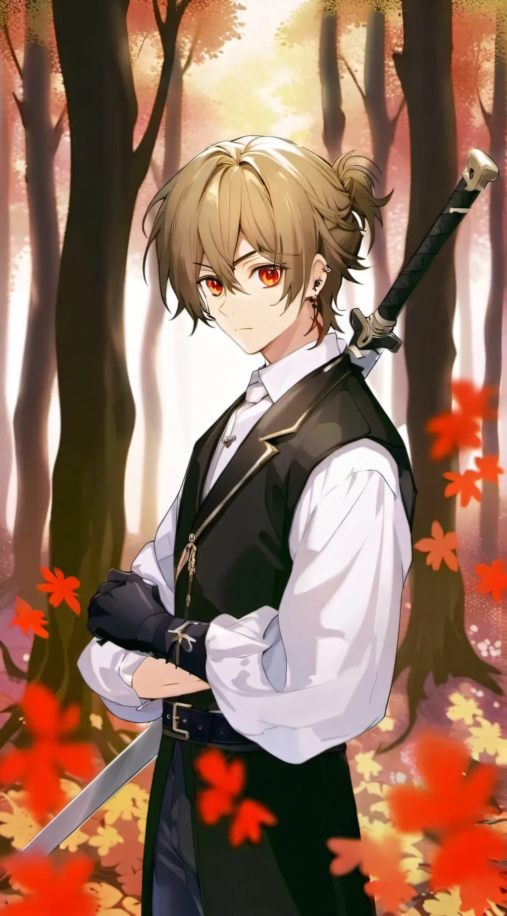 ai character: demon hunter  background