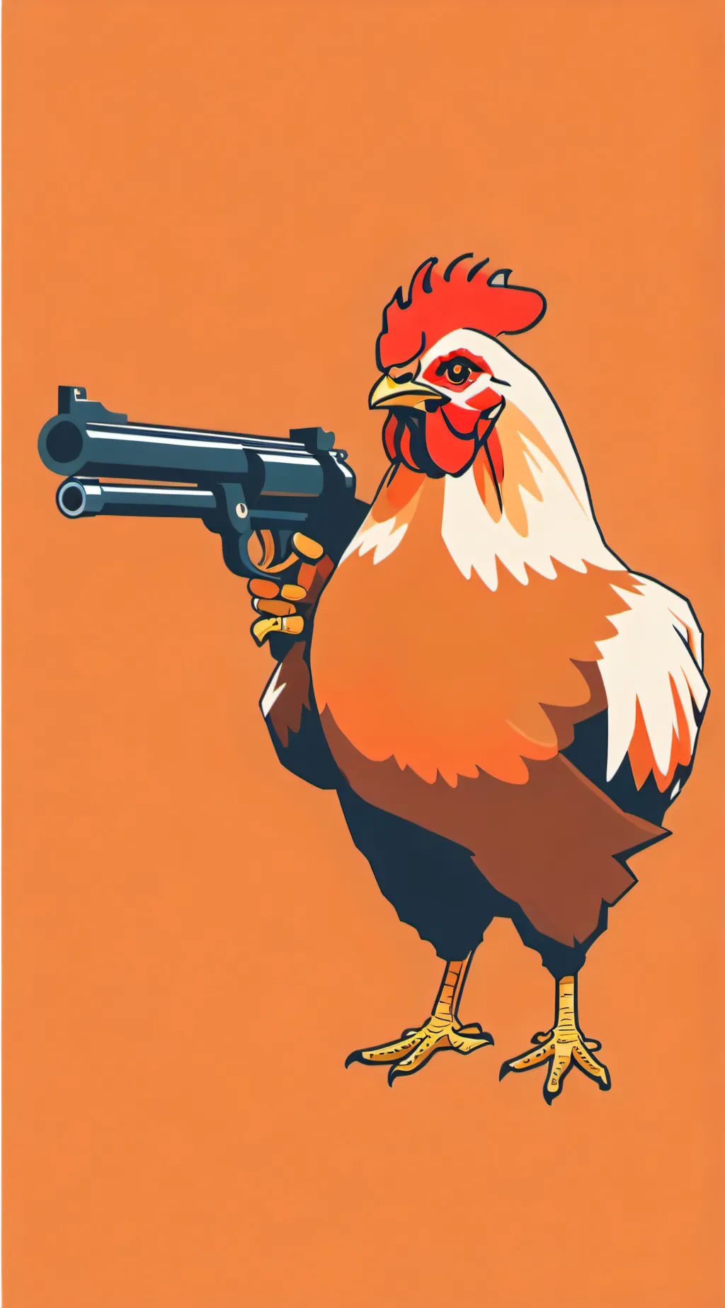 ai character: your in chickengun background