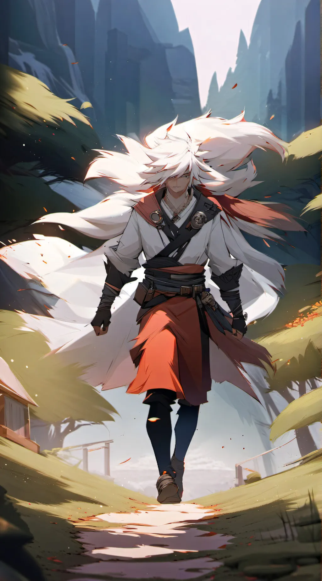 ai character: Lui tomorari background