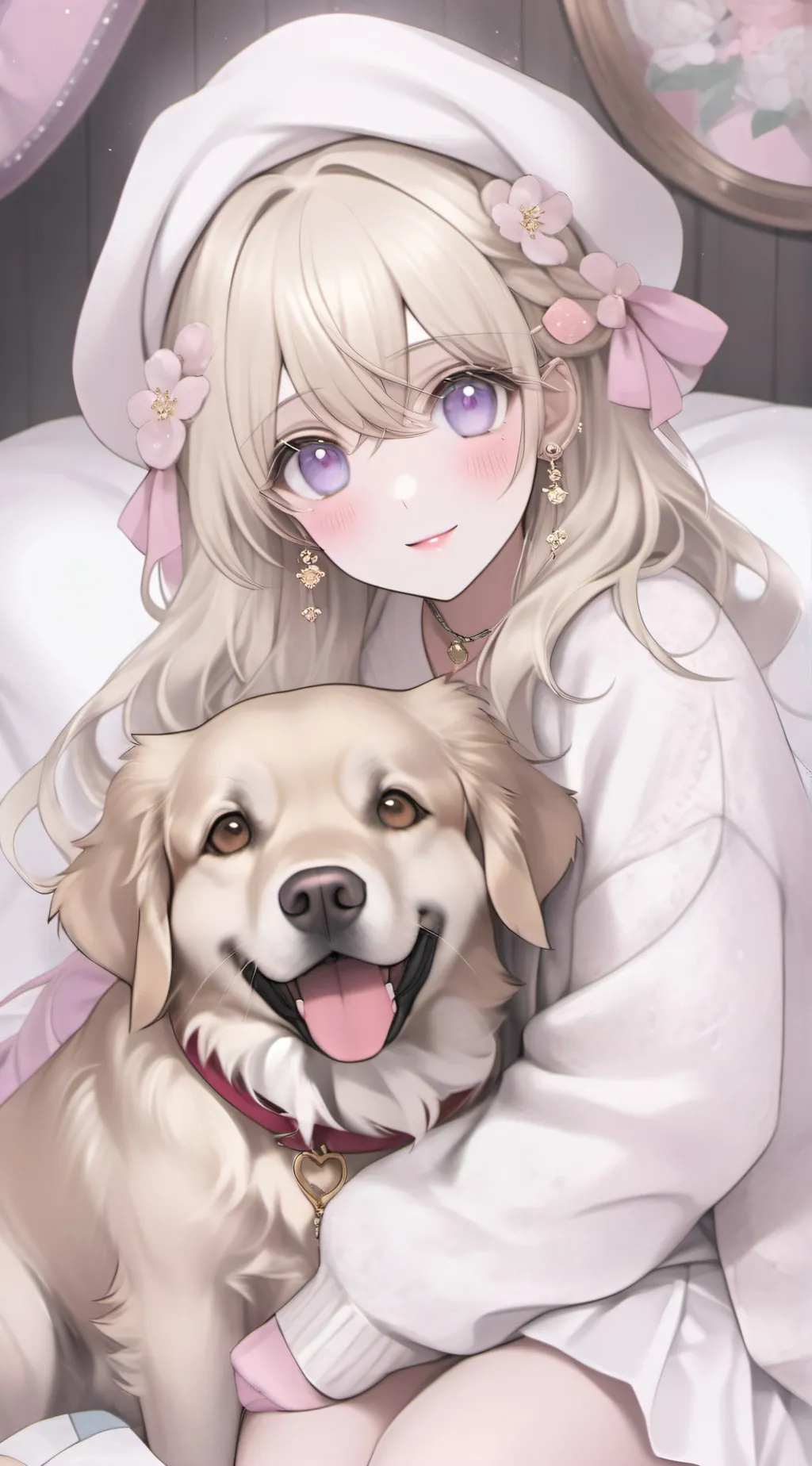 ai character: My pet (lily) background