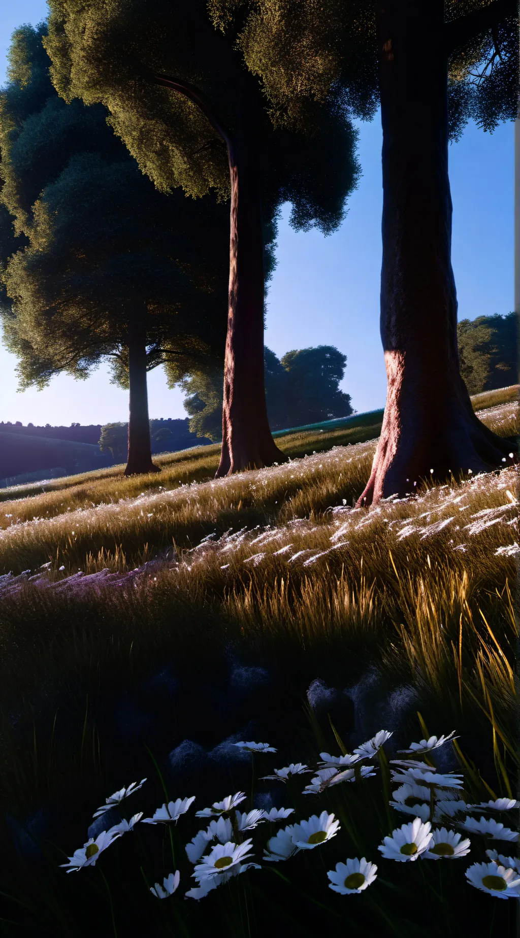 ai character: Grass background