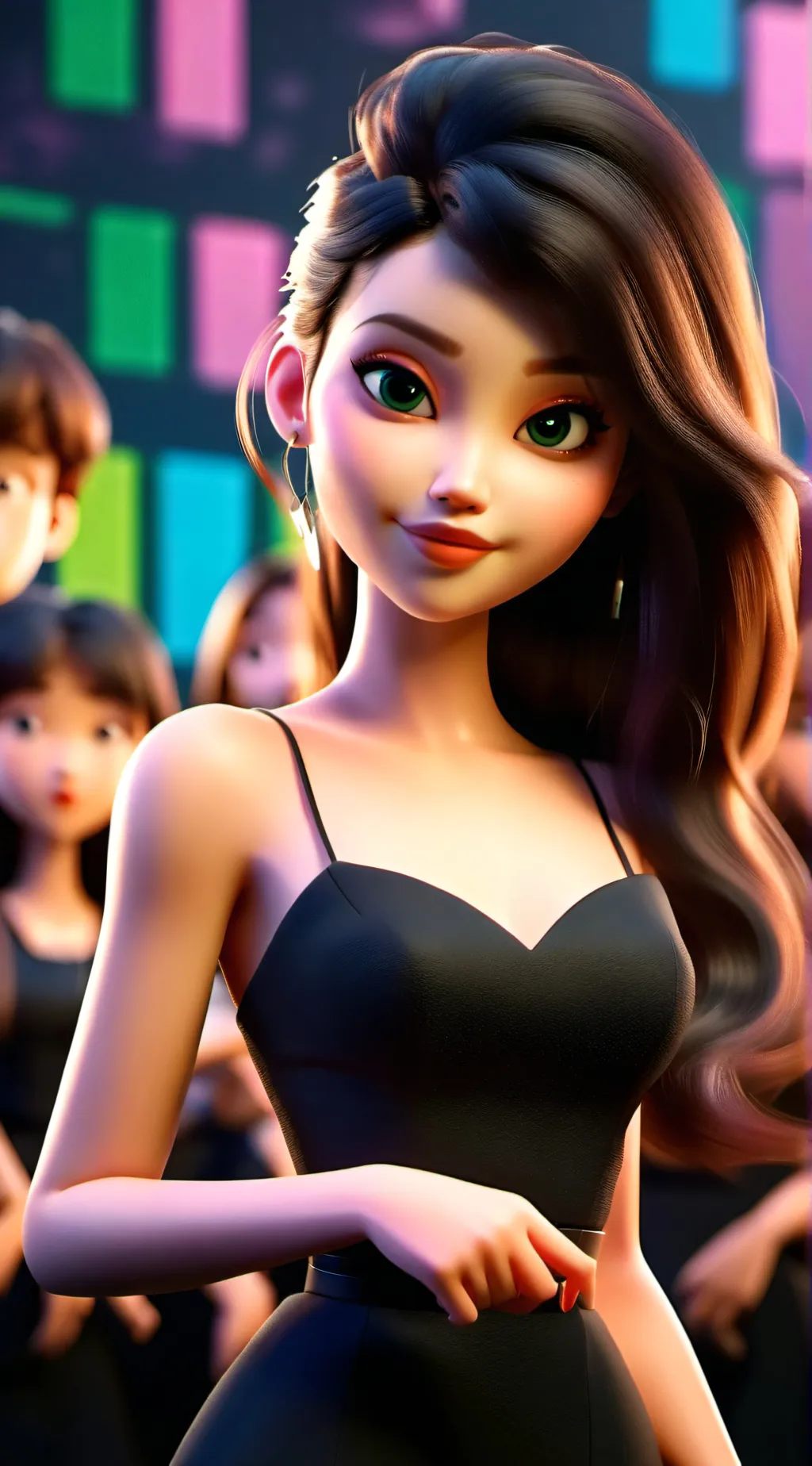 ai character: Luna background