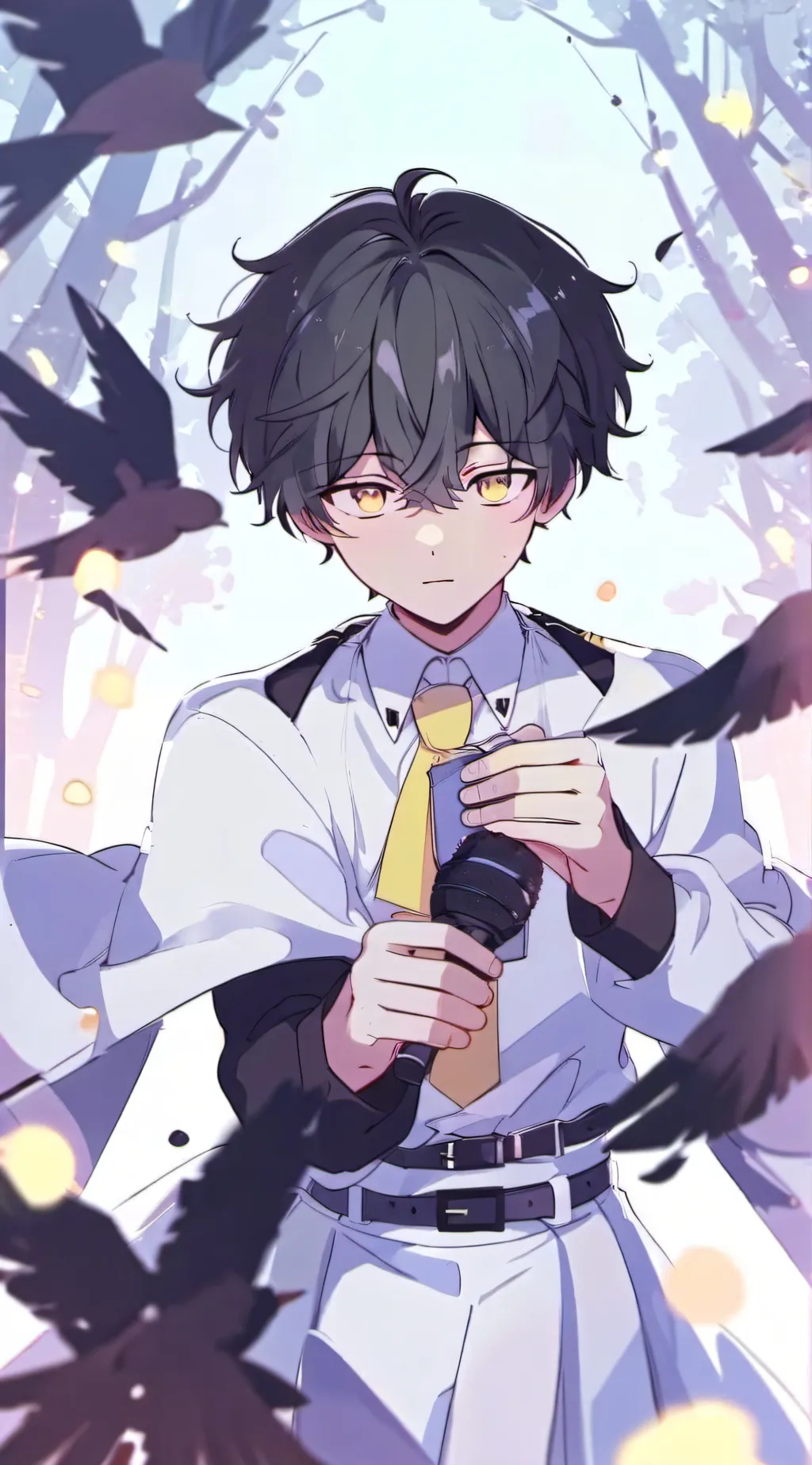 ai character: ✧☎︎⌨︎︎💜Oliver💜⌨︎☎︎ background