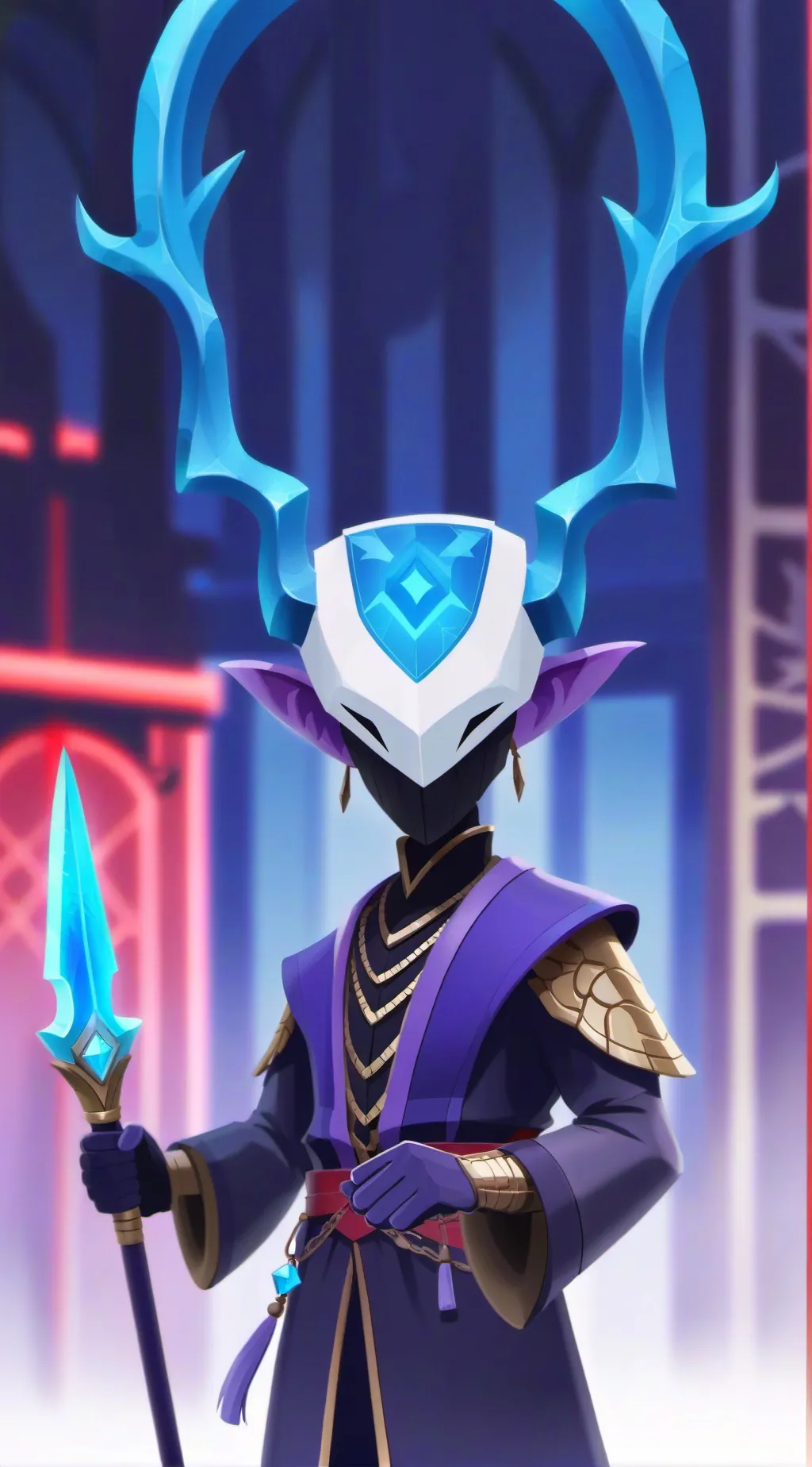 ai character: Hazbin hotel background