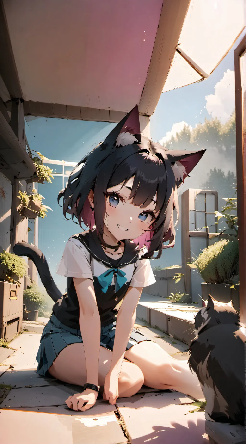 ai character: Нела background