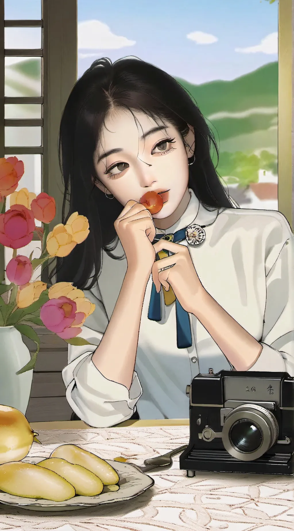 ai character: creep background