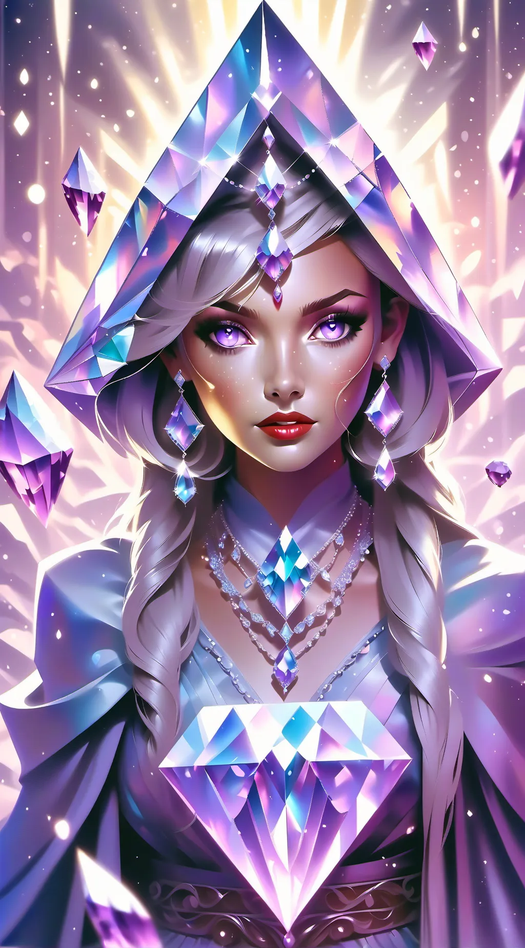 ai character: Queen Dia Mona background