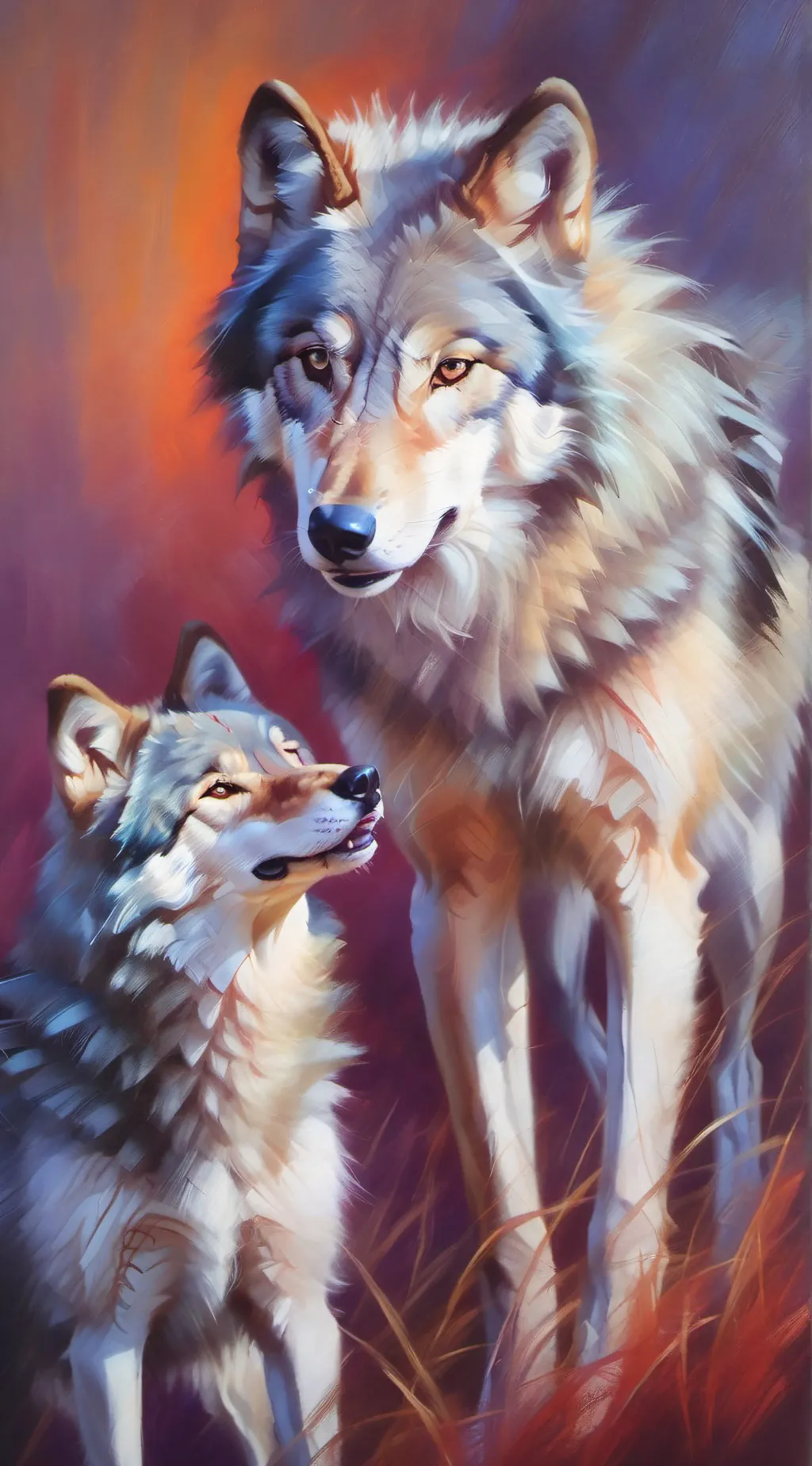 ai character: the wolf  background