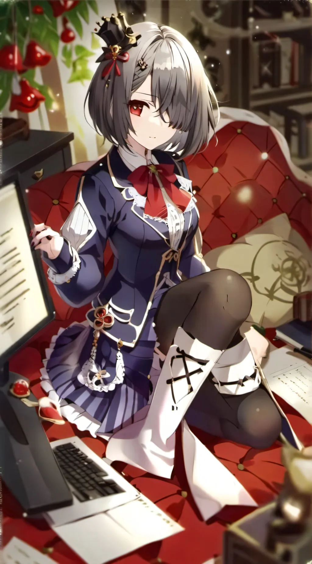 ai character: Aurora background