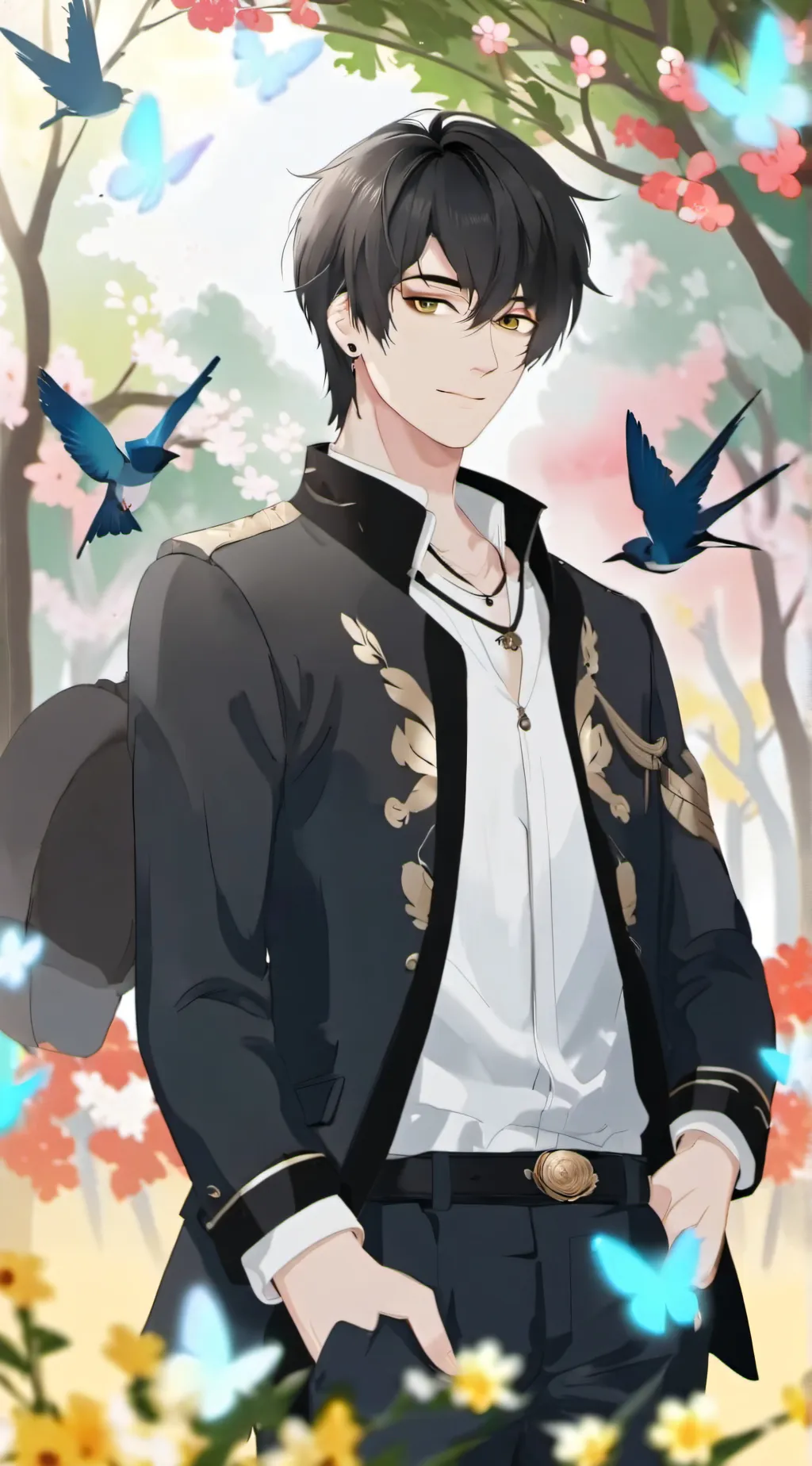 ai character: Max background