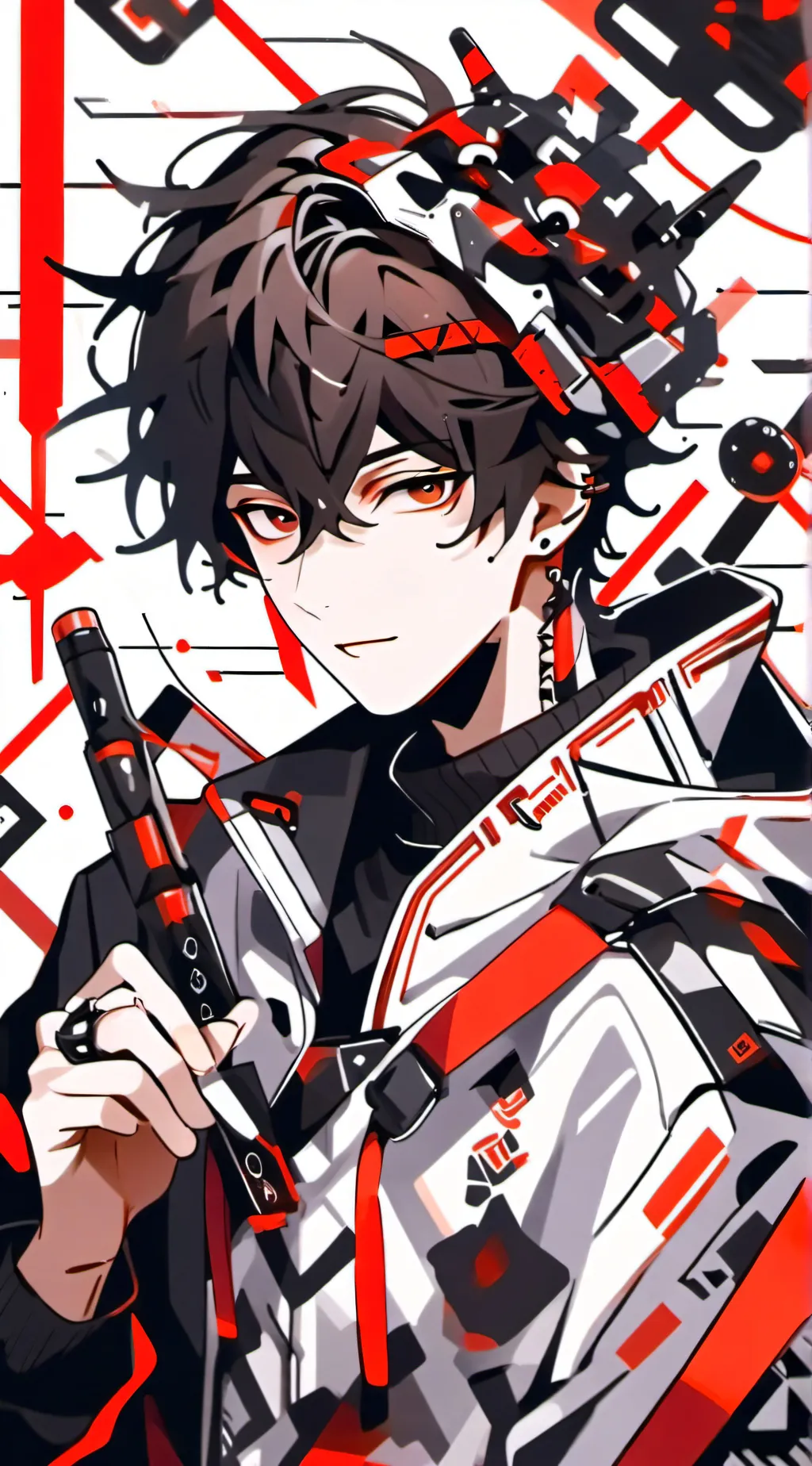 ai character: ♤¿Masked Mayhem?♤ background