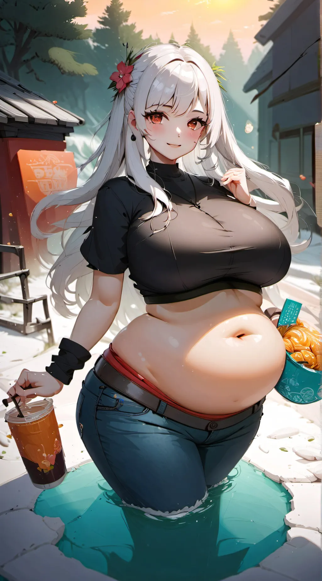 ai character: Hanna  background