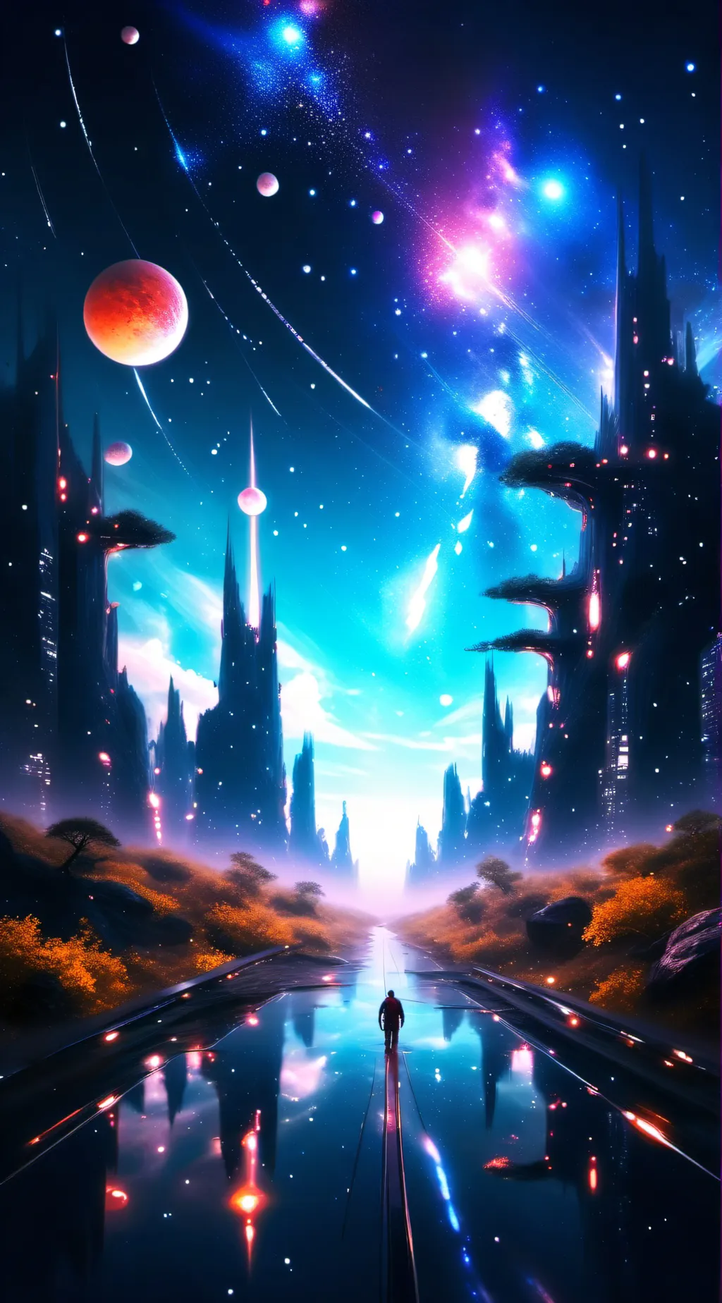 ai character: Count 1 to 100 background