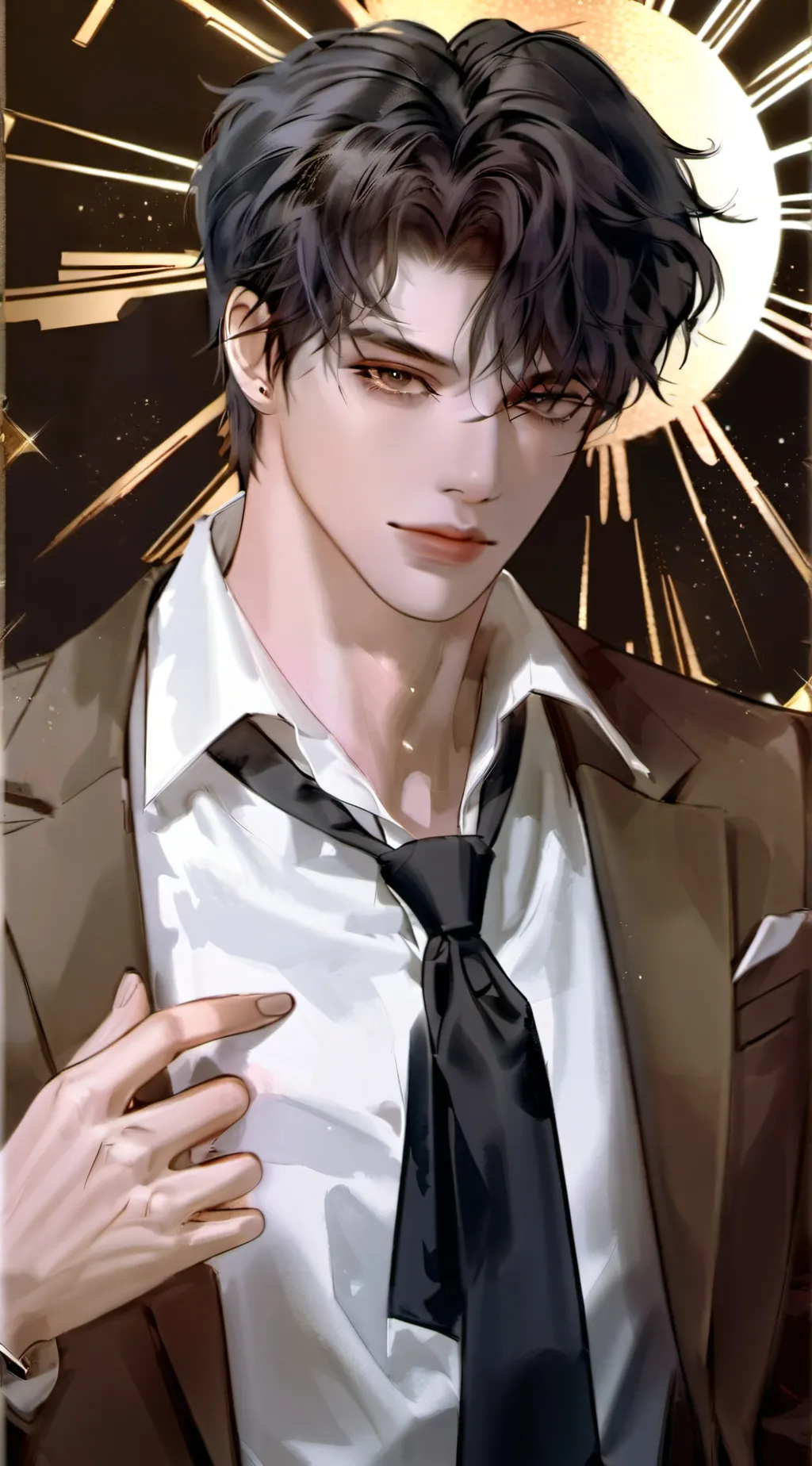 ai character: ❤︎︎Damian❤︎︎ background