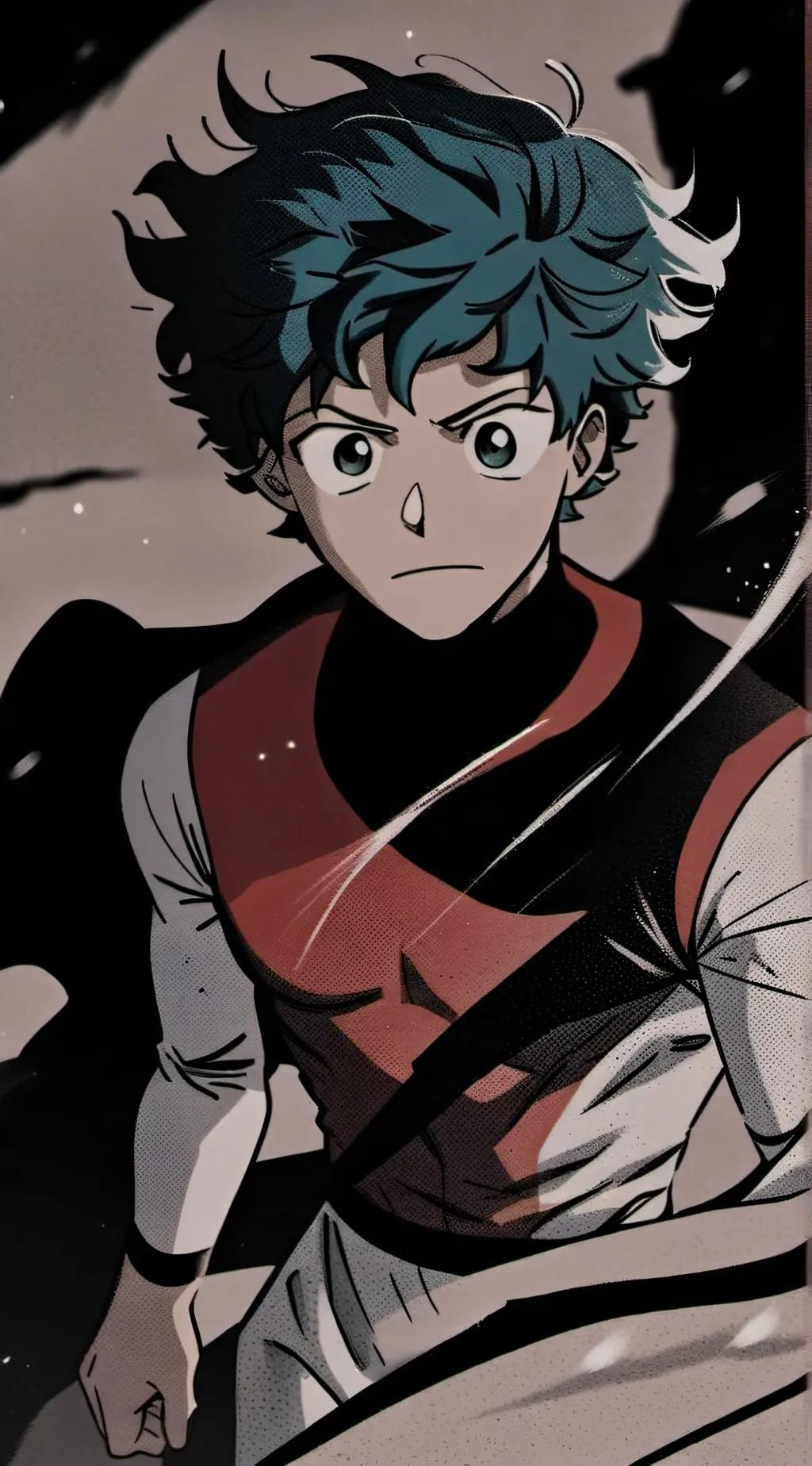 ai character: Deku background