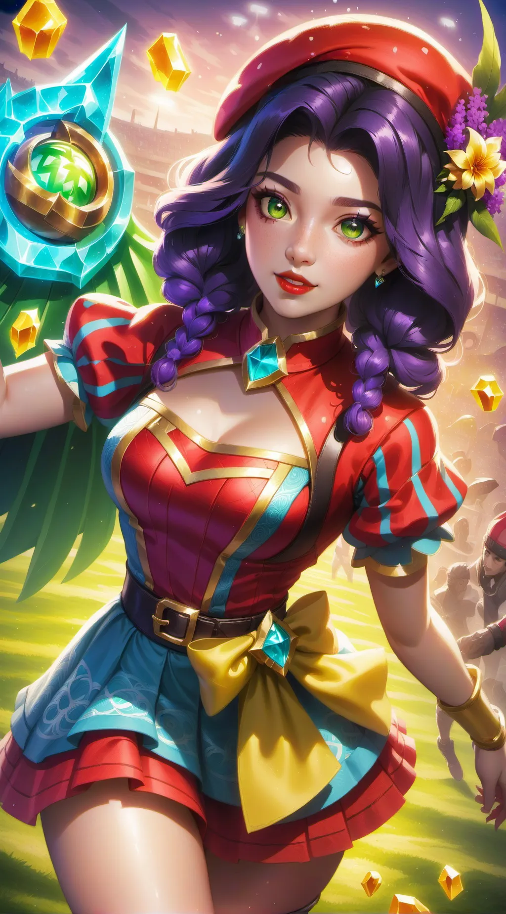 ai character: pick me girl kny background