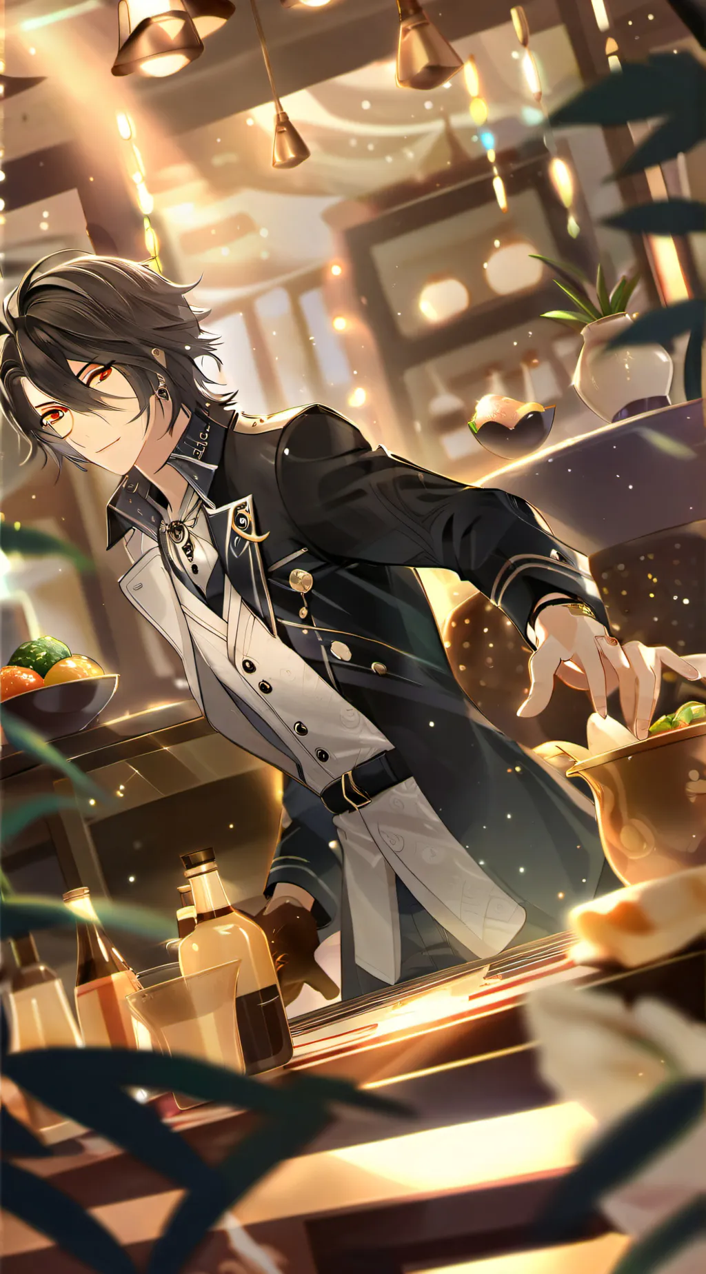 ai character: husk x niffty background