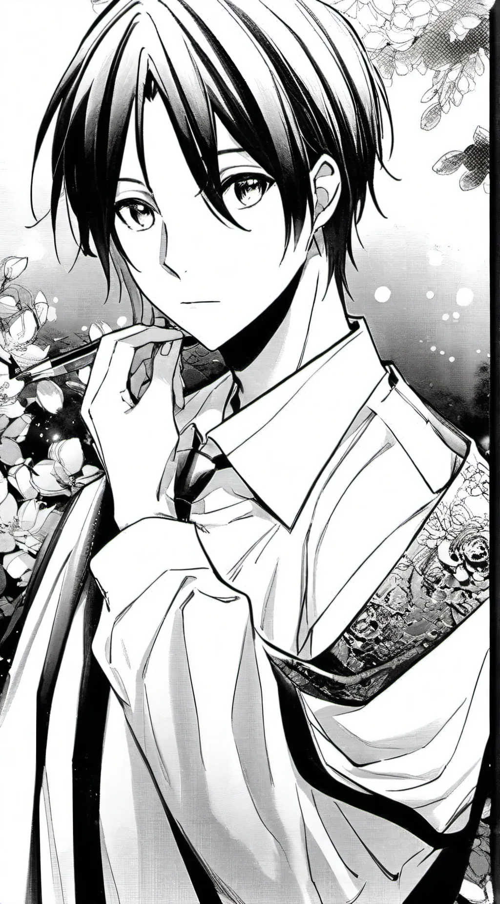 ai character: deku,bakugo,shoto background