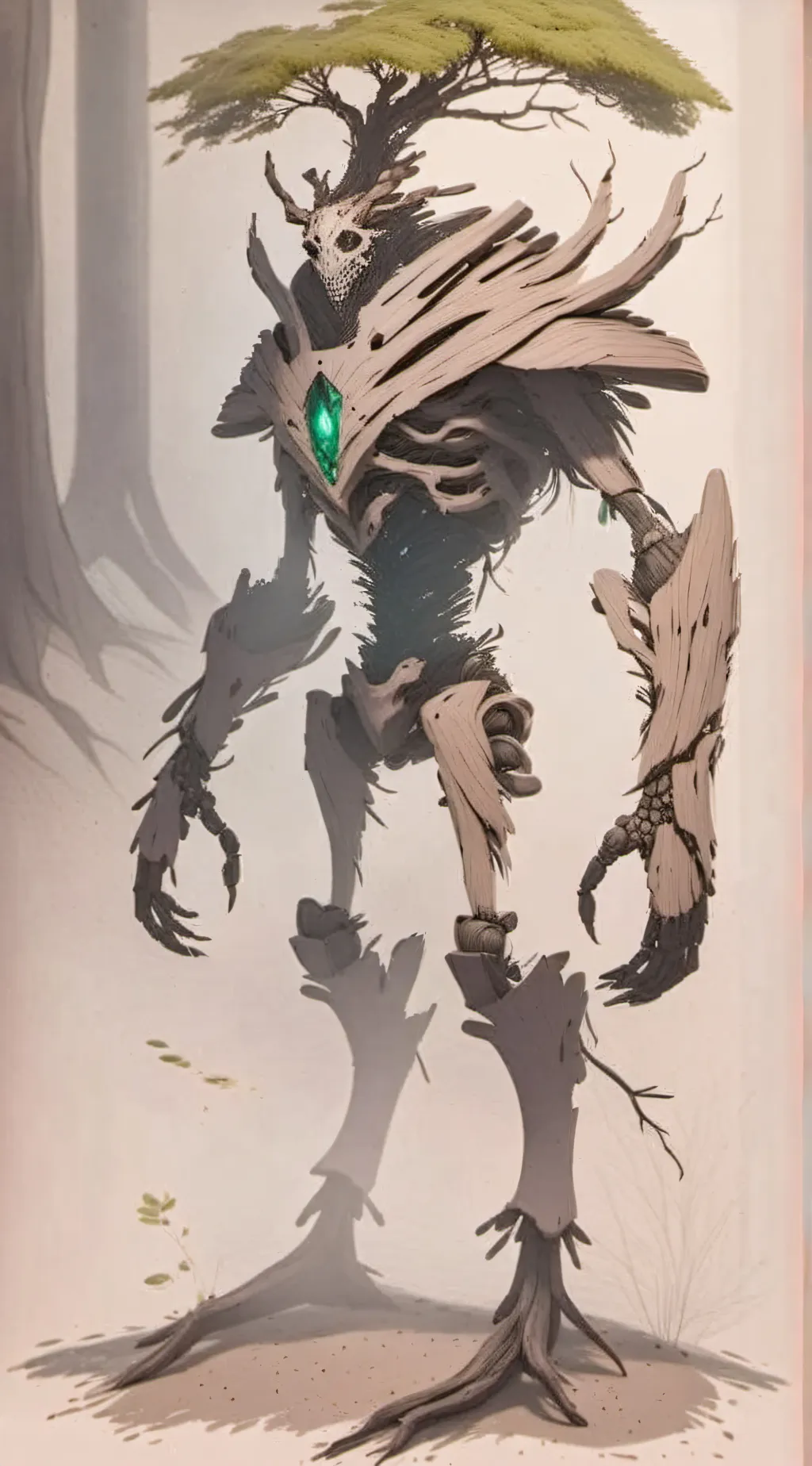 ai character: Acacia background