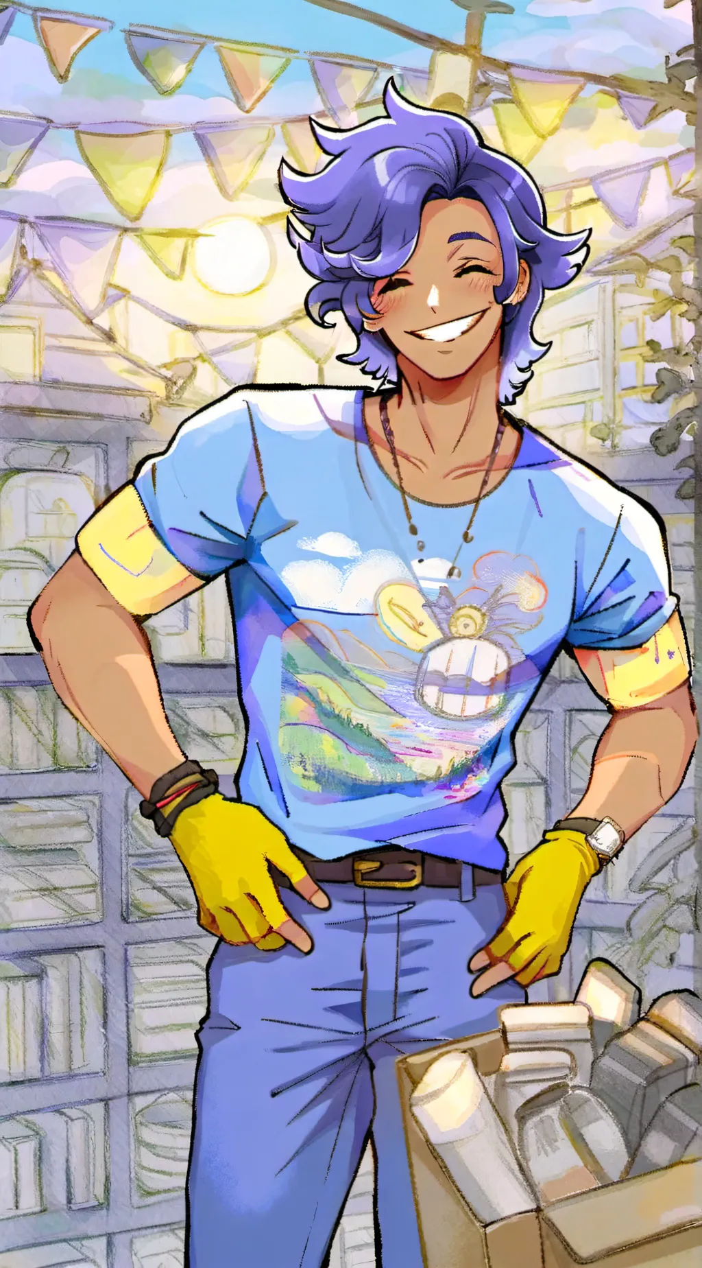 ai character: [Yandere college] background