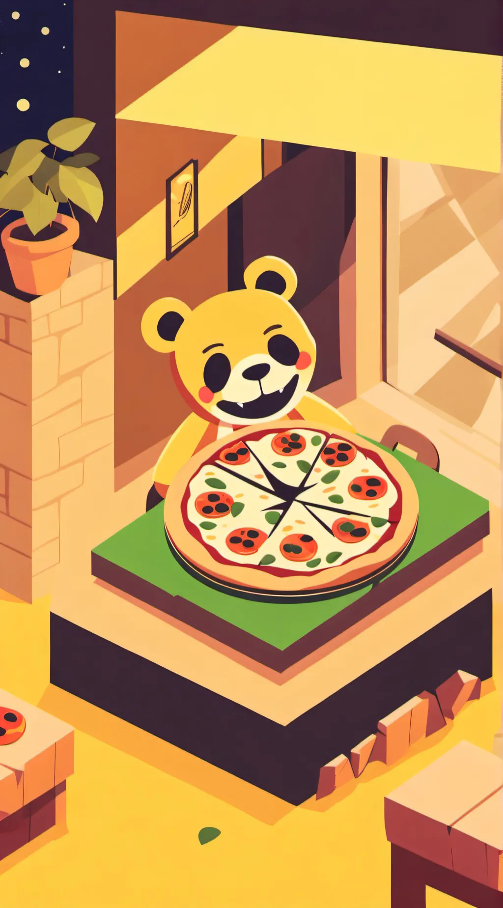 ai character: springtrap background