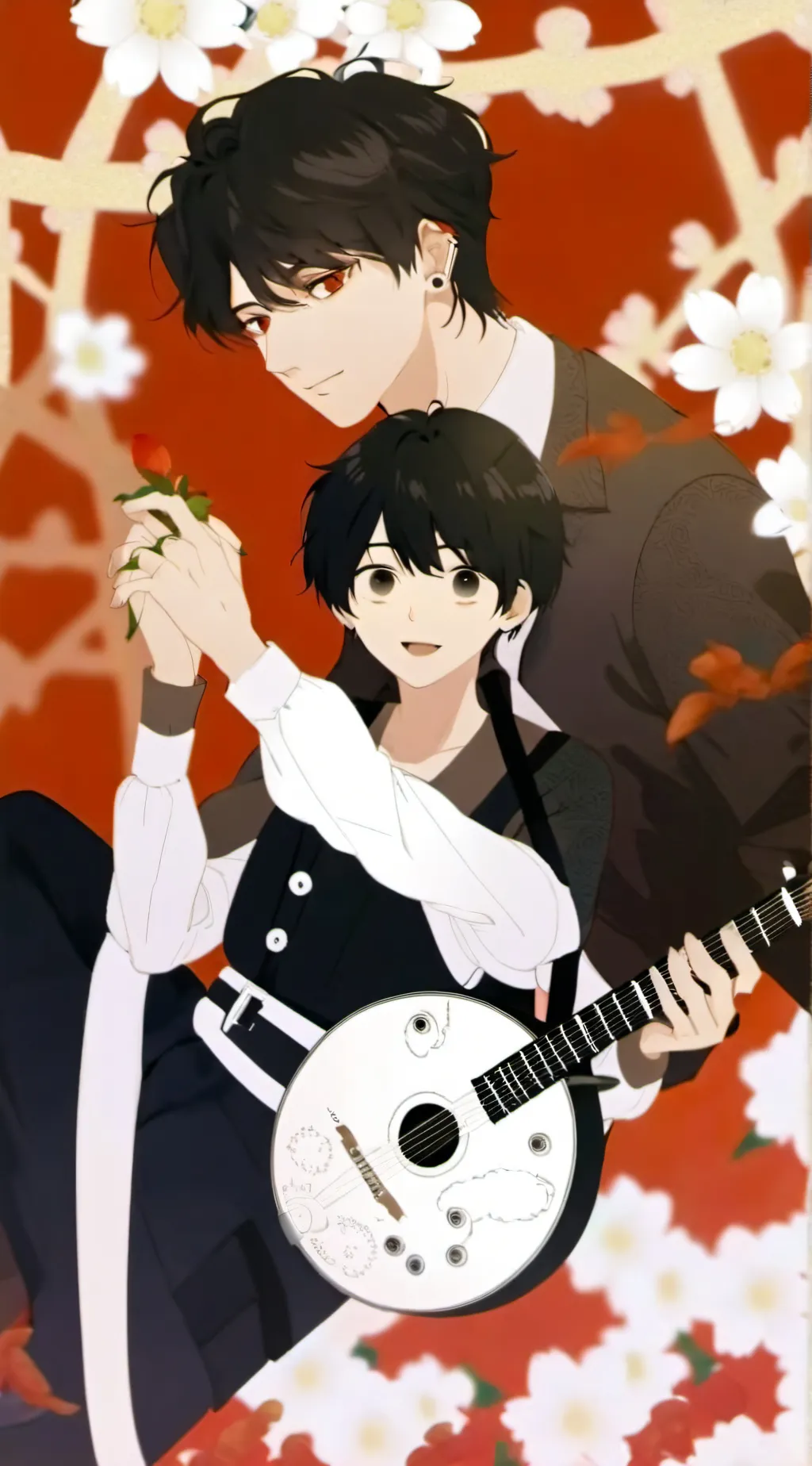 ai character: Kay and Alex  background